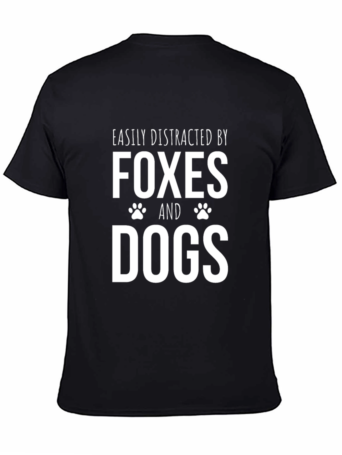 Easily Distracted By Foxes And Dogs T-Shirt