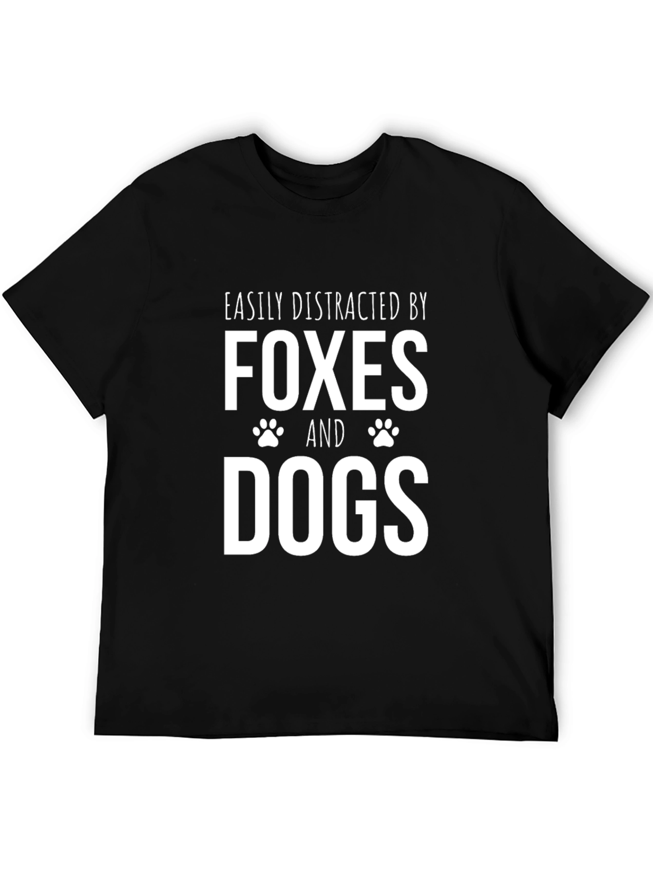 Easily Distracted By Foxes And Dogs T-Shirt
