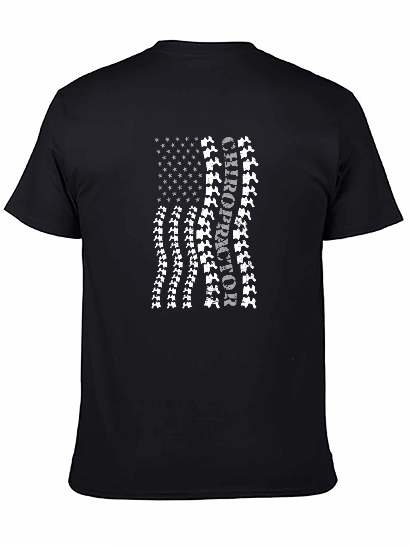 Chiropractor American Flag Tee