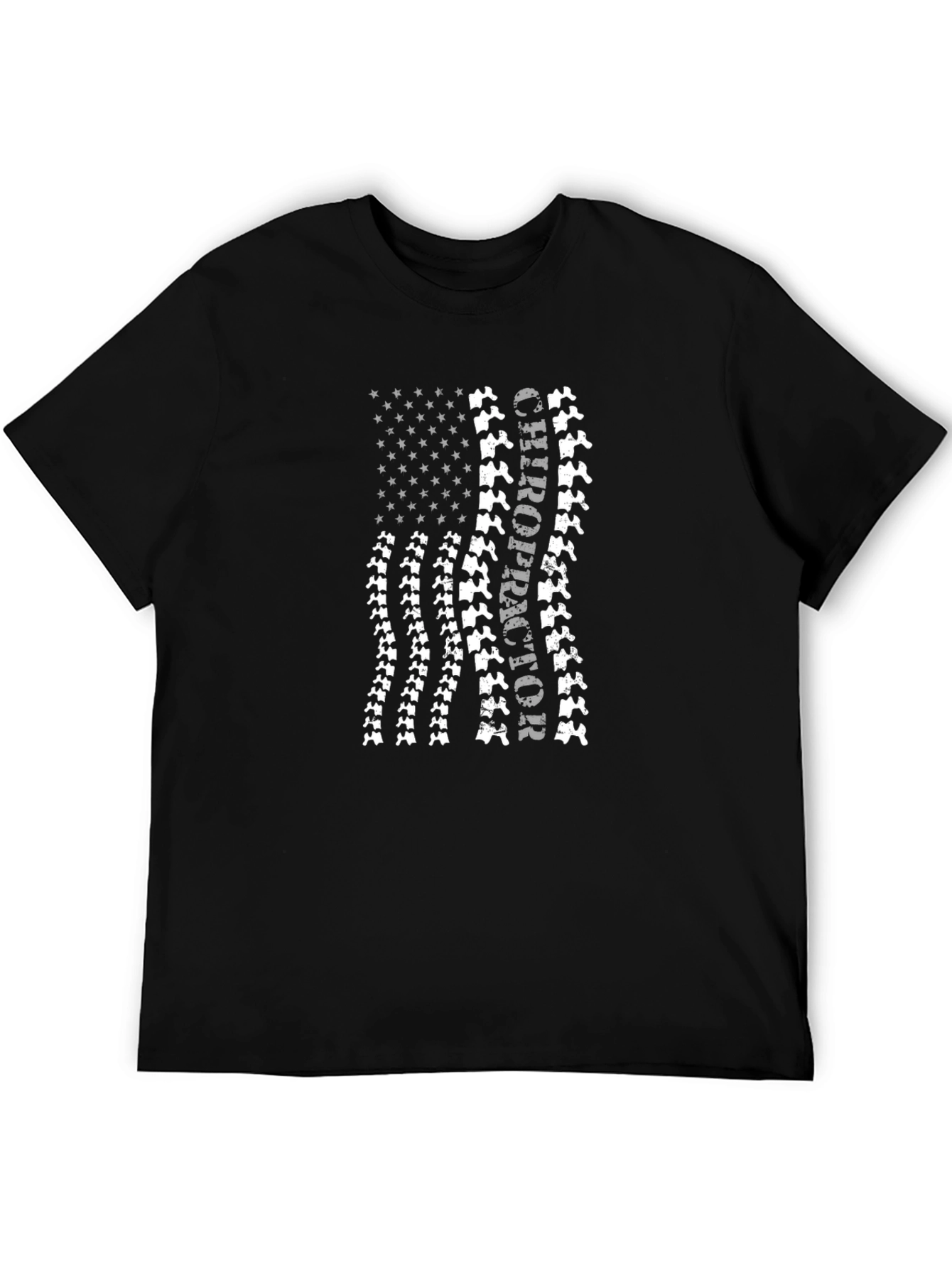 Chiropractor American Flag Tee