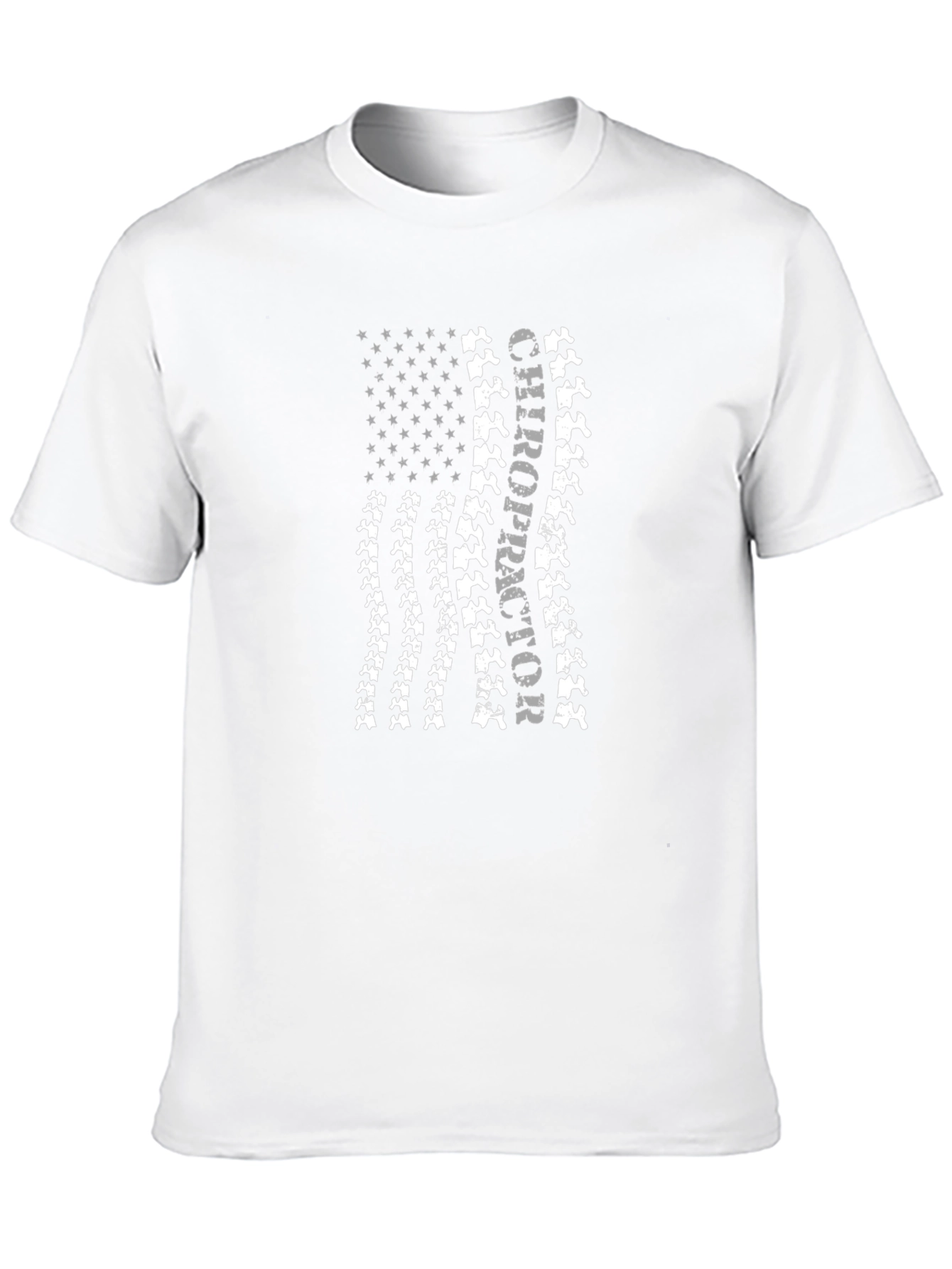 Chiropractor American Flag Tee