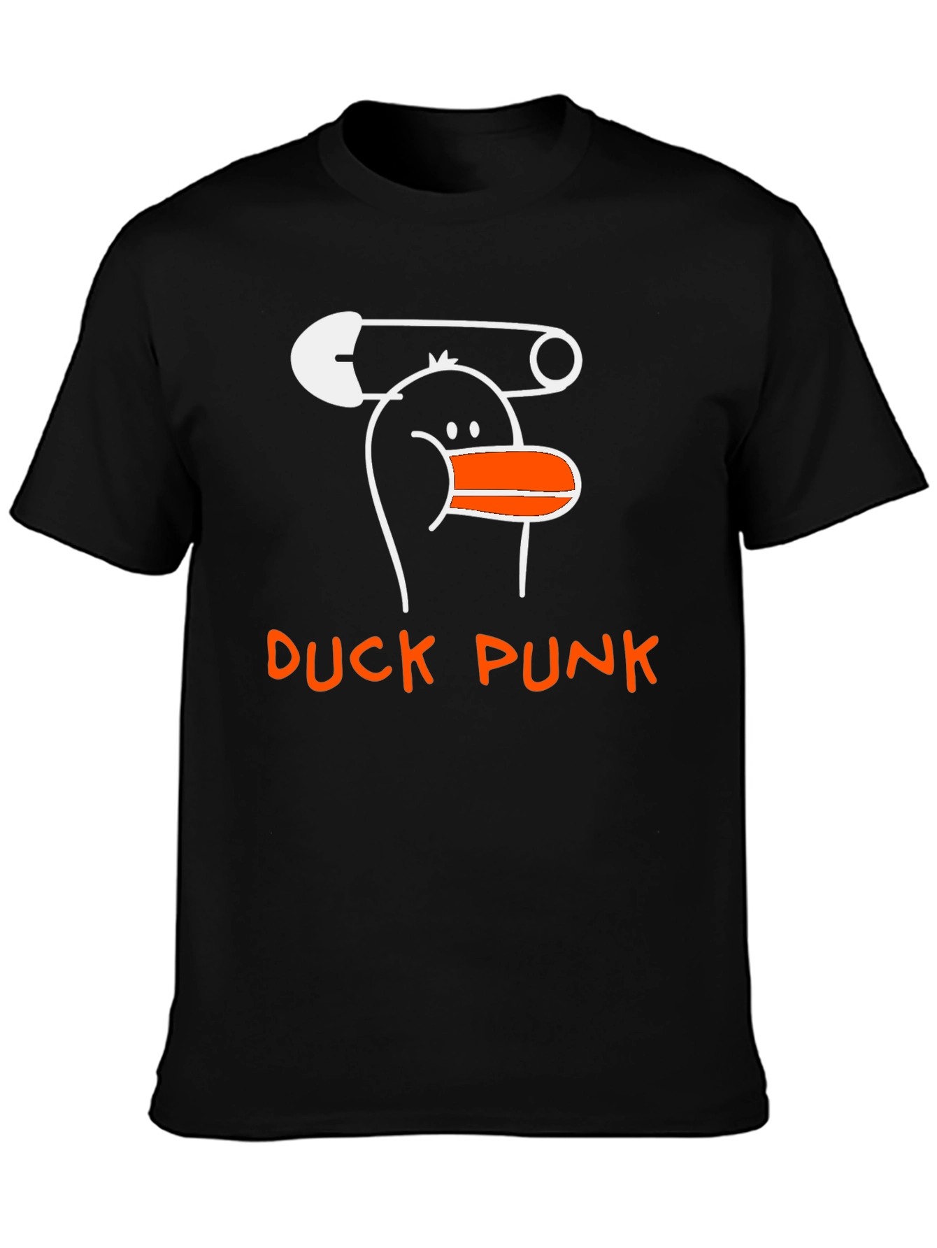 Duck Punk Graphic Tee - Quirky Unisex T-Shirt