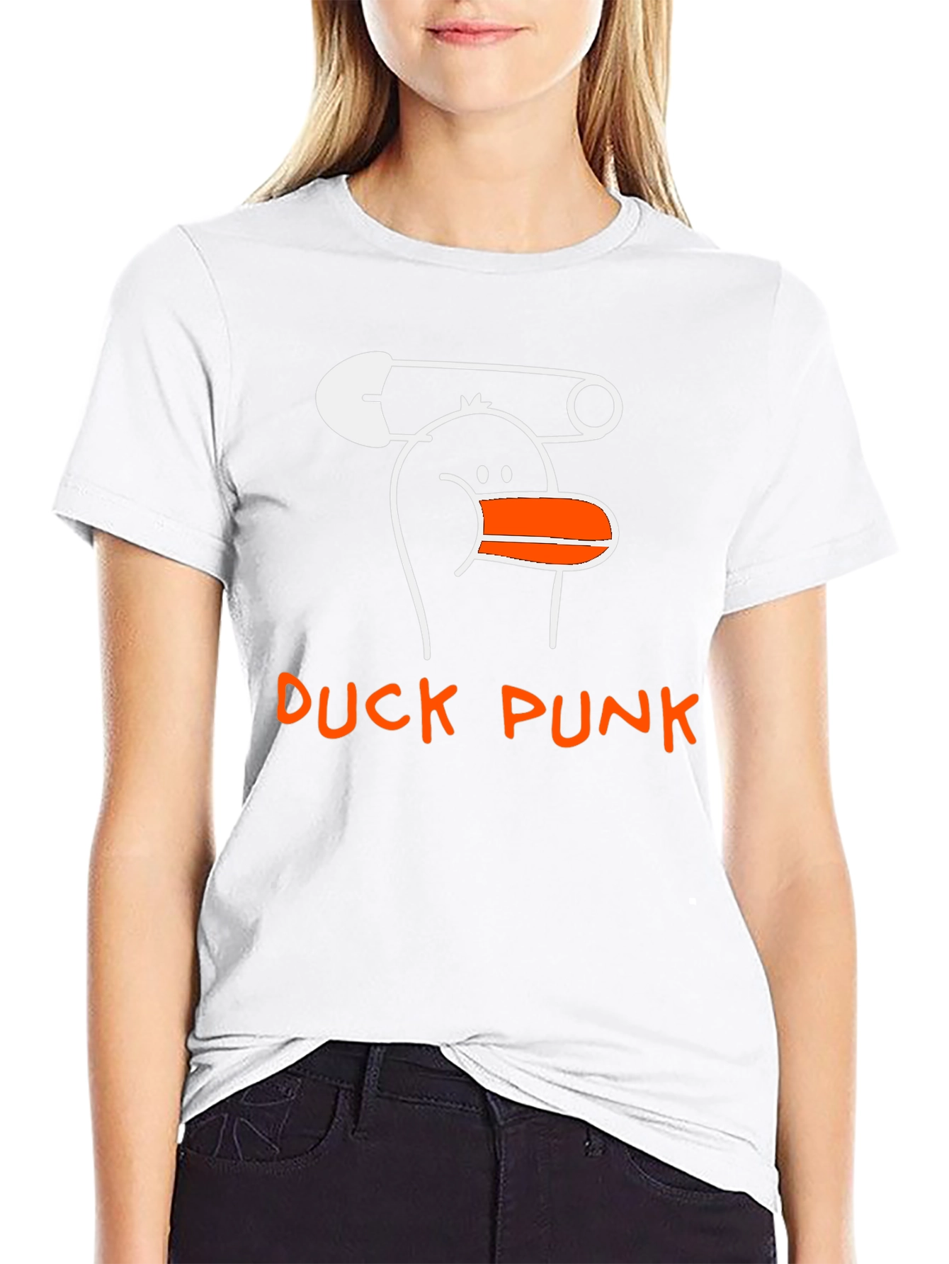 Duck Punk Graphic Tee - Quirky Unisex T-Shirt