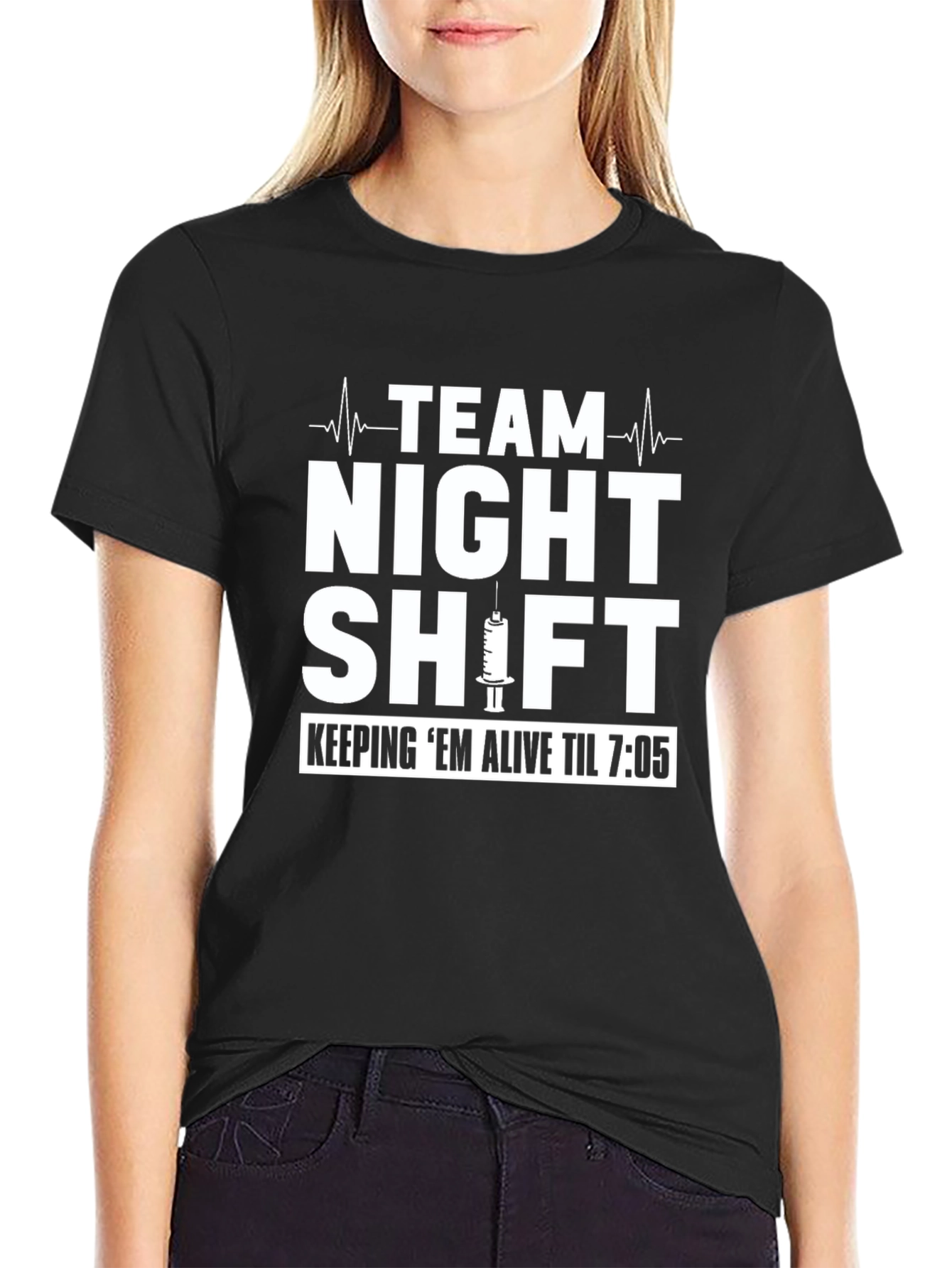 Night Shift Nurse T-Shirt - Keep Em Alive!
