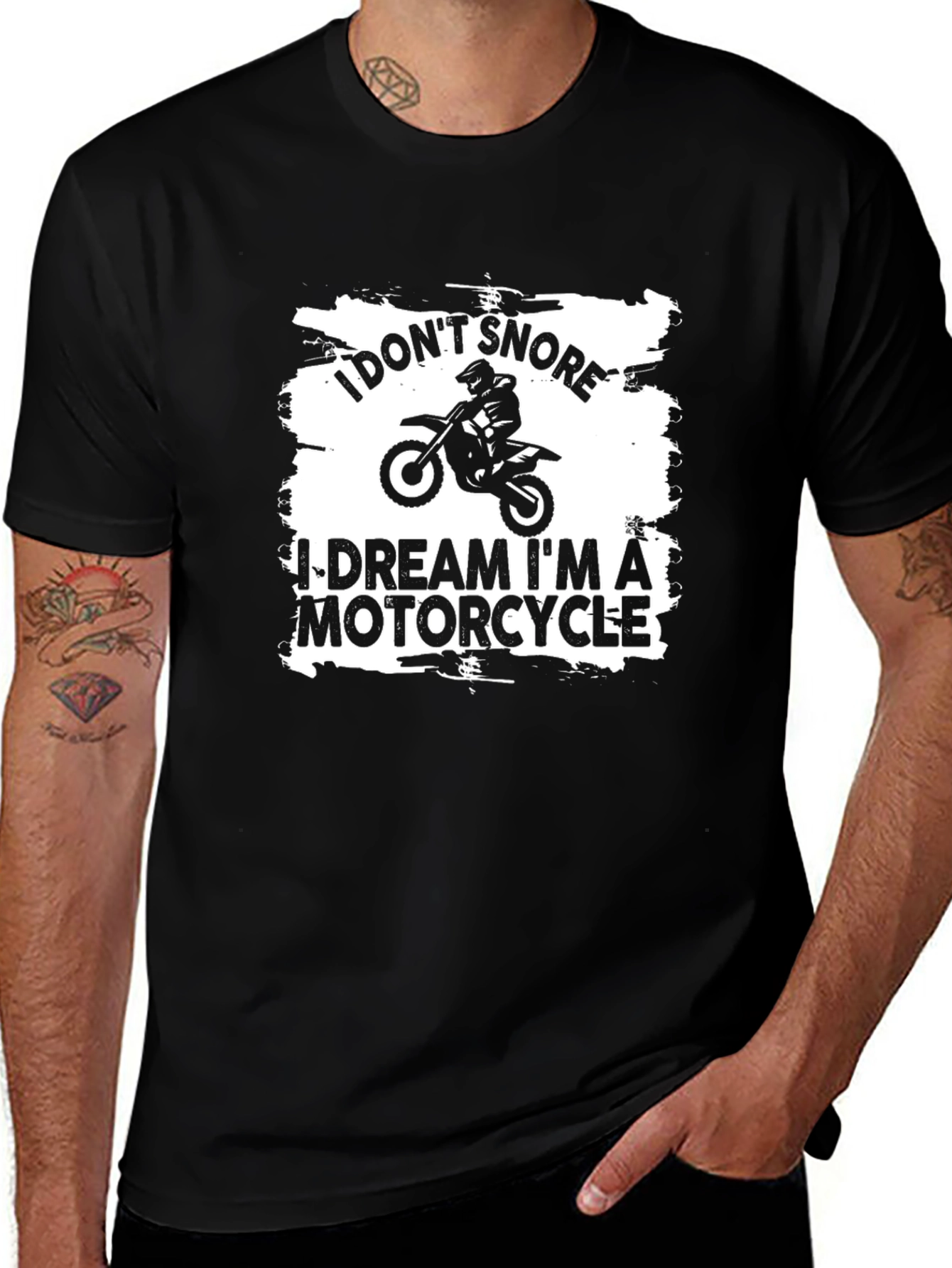 Motorcycle Dreamer Black T-Shirt