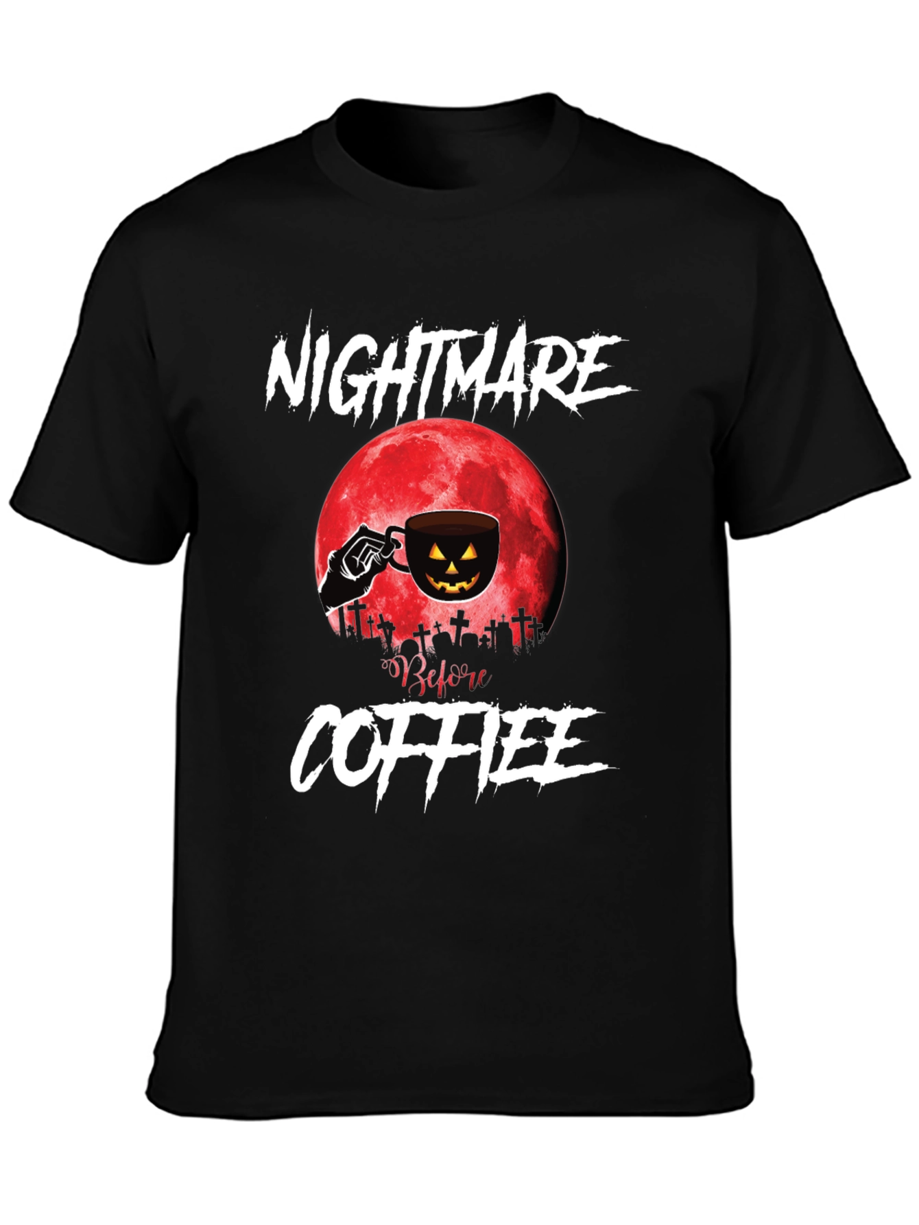 Nightmare Before Coffee Halloween T-Shirt