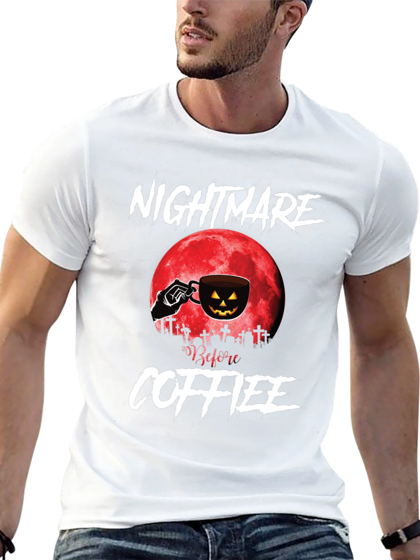 Nightmare Before Coffee Halloween T-Shirt