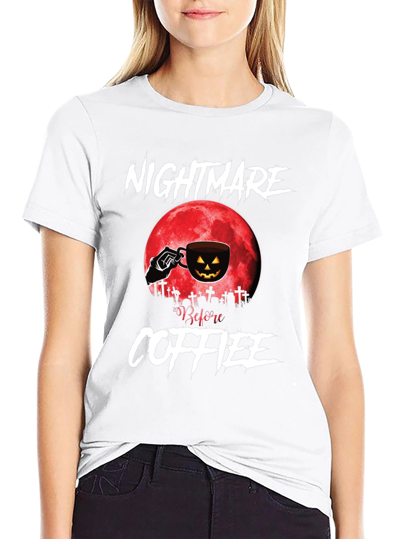 Nightmare Before Coffee Halloween T-Shirt