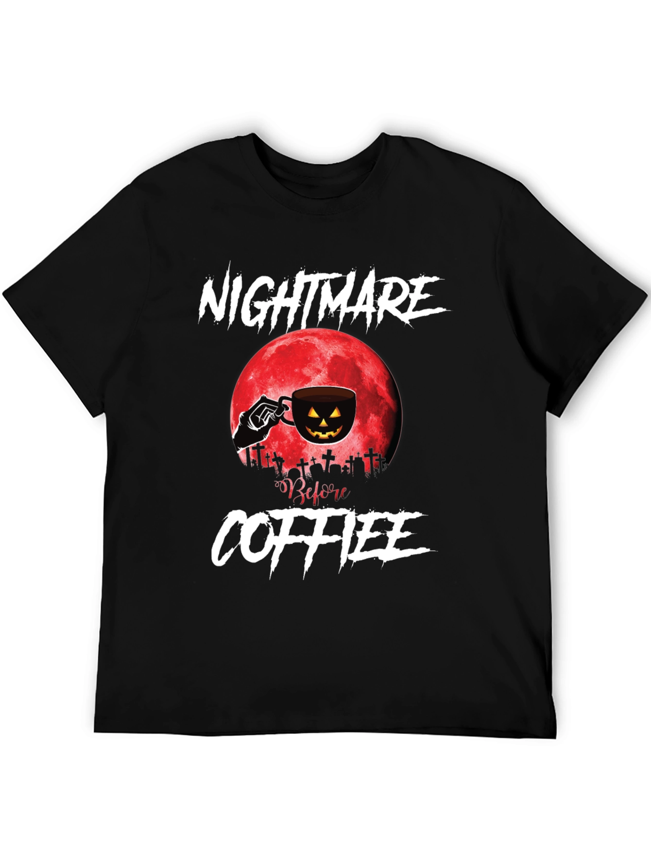 Nightmare Before Coffee Halloween T-Shirt