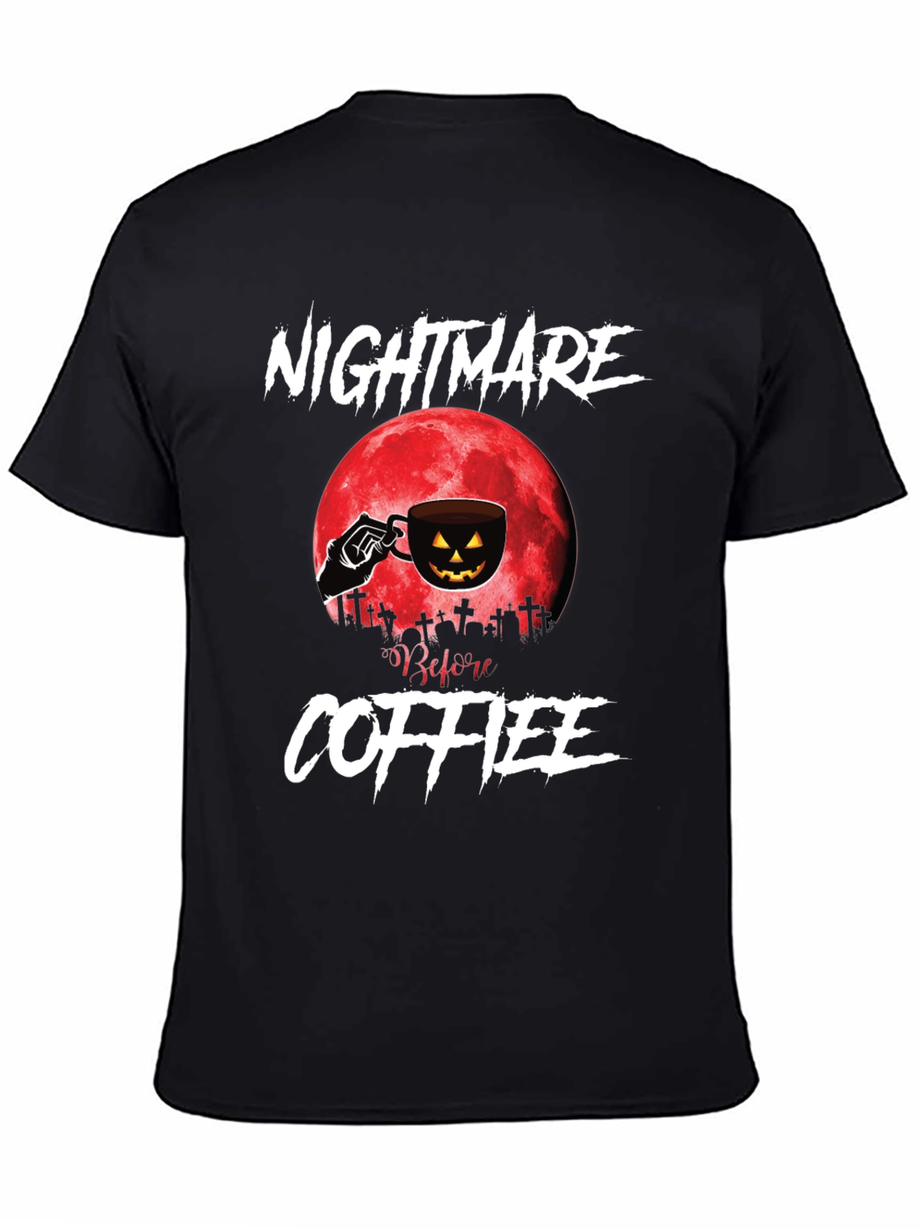 Nightmare Before Coffee Halloween T-Shirt
