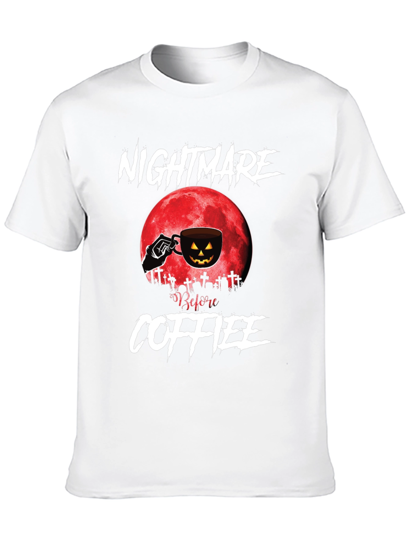 Nightmare Before Coffee Halloween T-Shirt