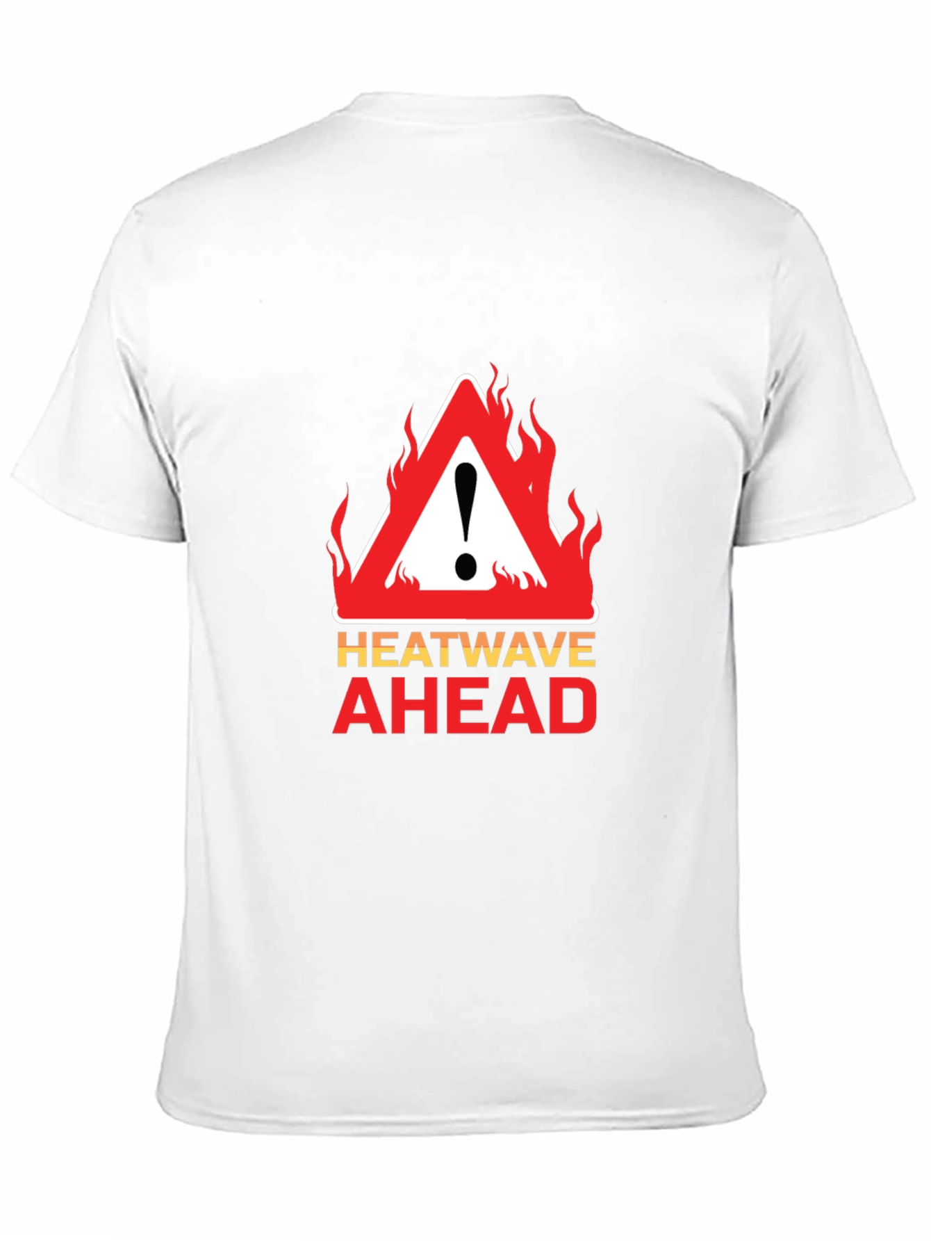 Heatwave Ahead Graphic Tee - Warning Sign Design