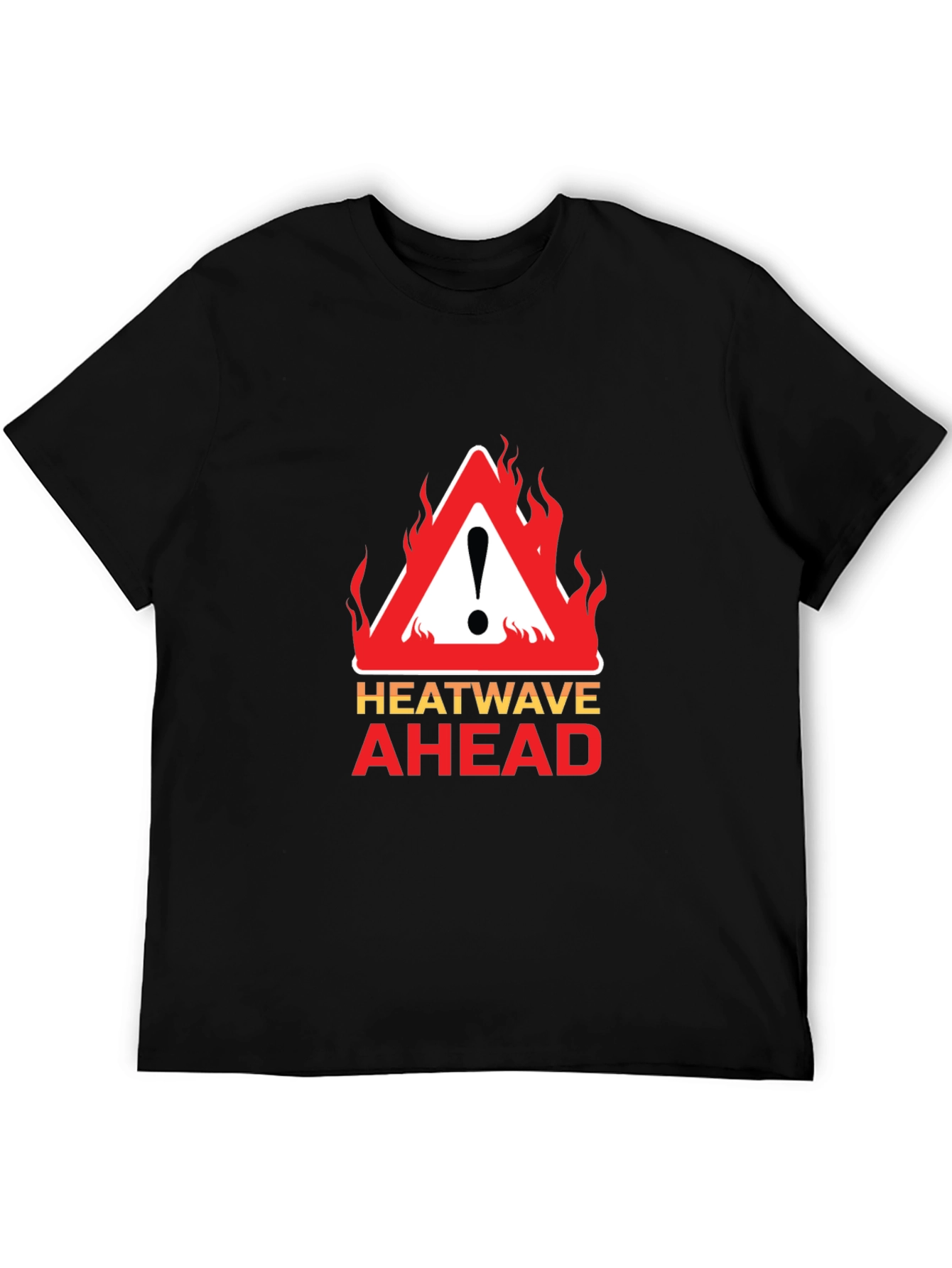 Heatwave Ahead Graphic Tee - Warning Sign Design