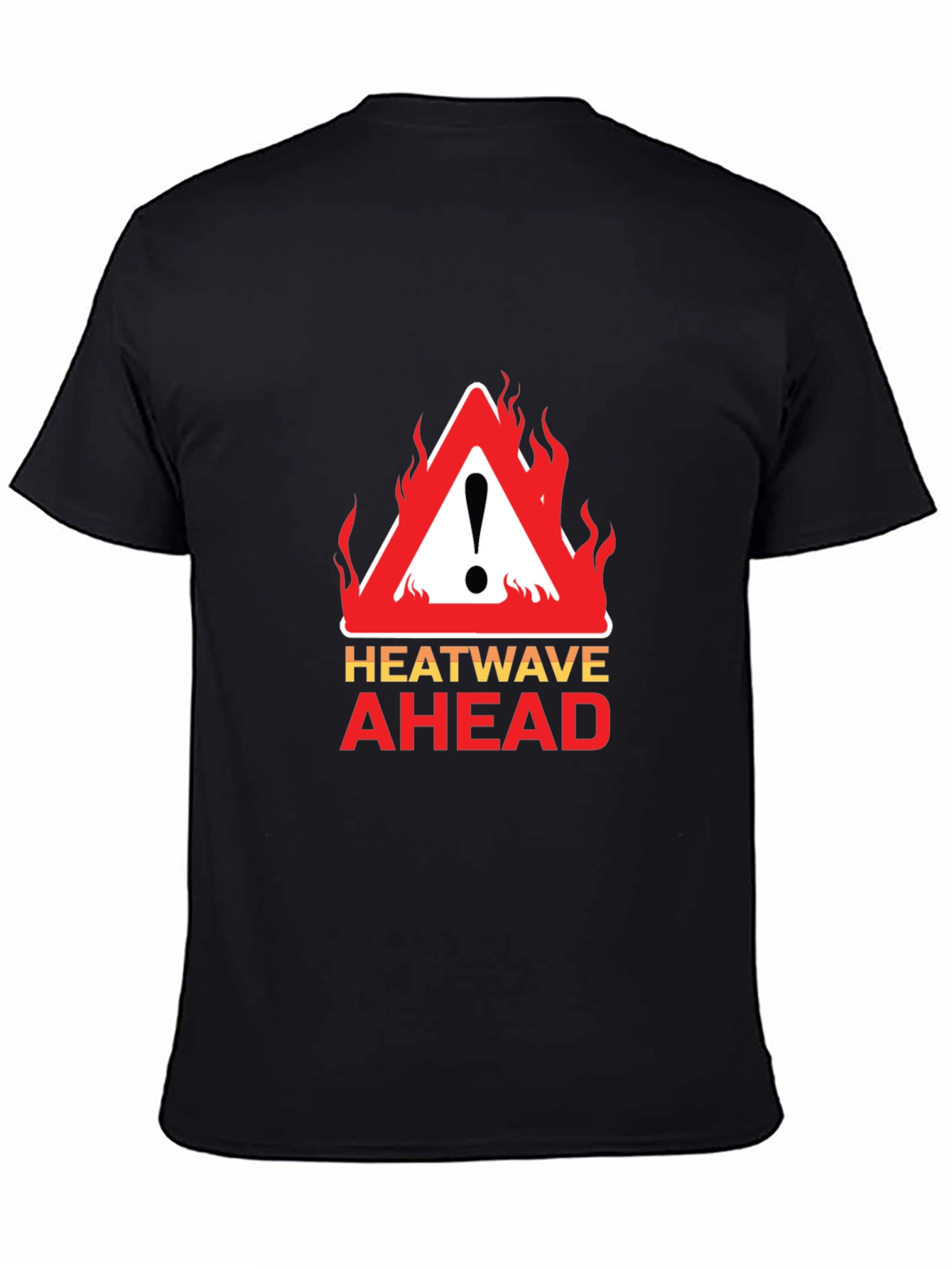 Heatwave Ahead Graphic Tee - Warning Sign Design