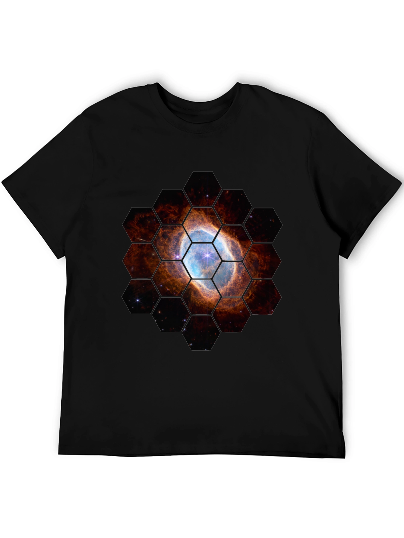 Nebula Hexagon T-Shirt - Space Design