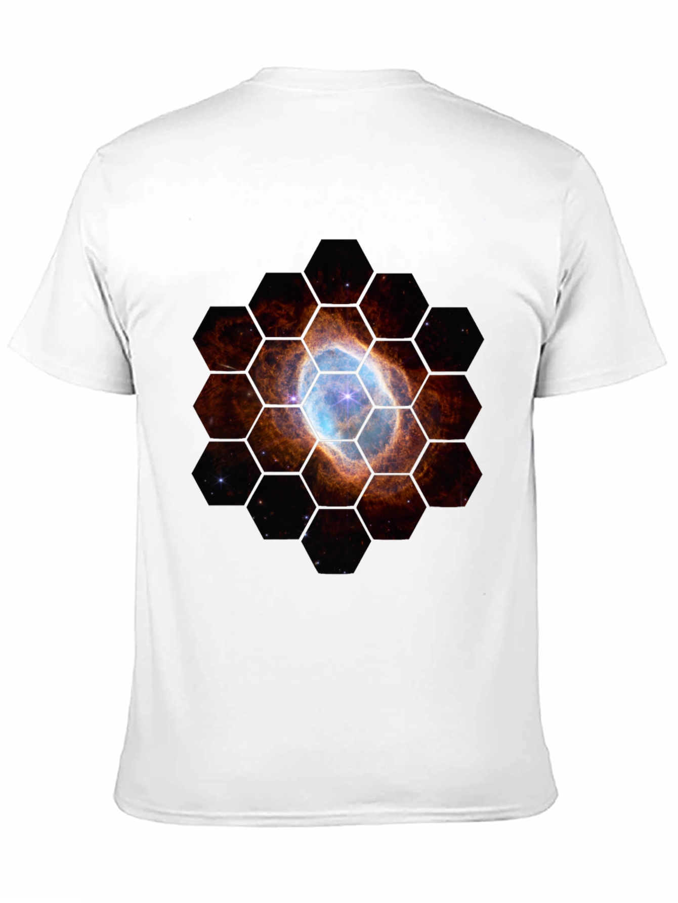 Nebula Hexagon T-Shirt - Space Design