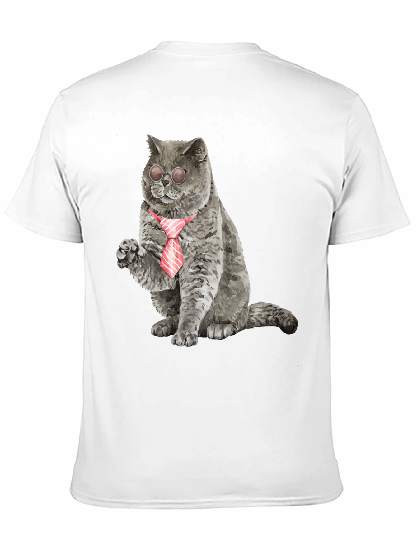 Cool Cat Tee - Cat with Tie & Shades