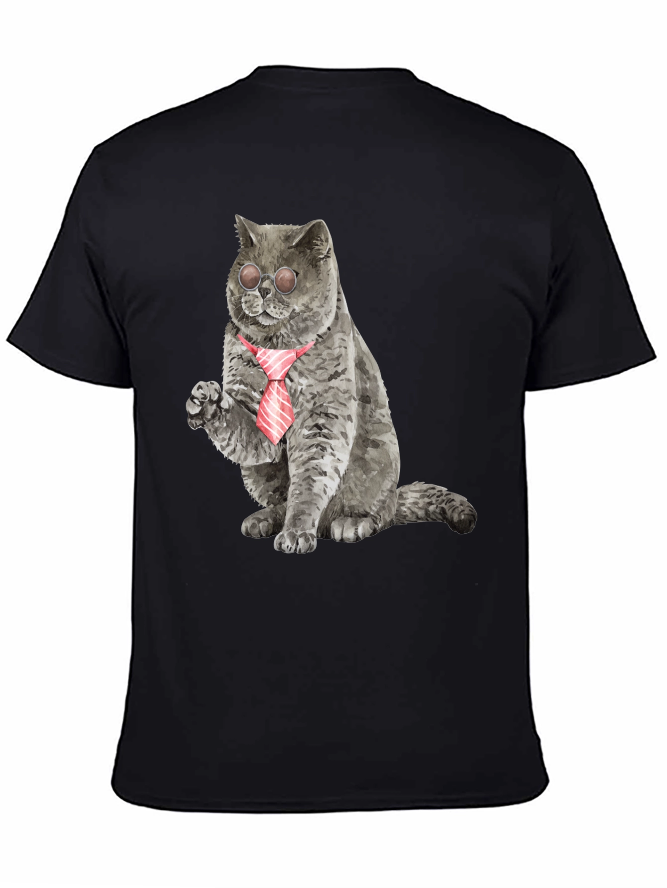 Cool Cat Tee - Cat with Tie & Shades