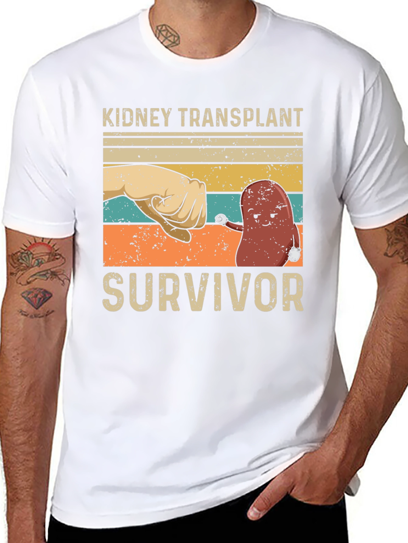 Kidney Transplant Survivor Graphic T-Shirt