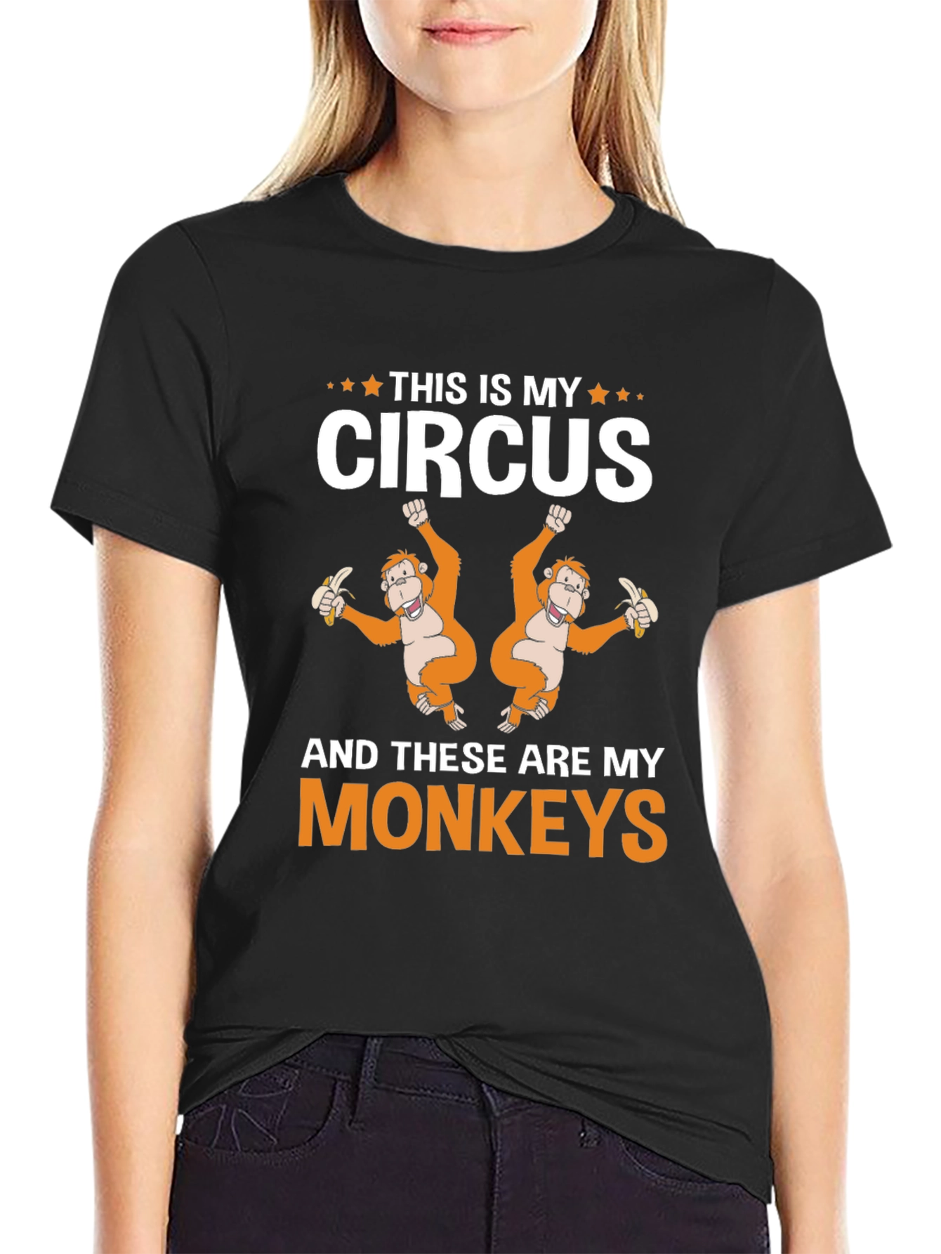 This Is My Circus Monkey Graphic T-Shirt