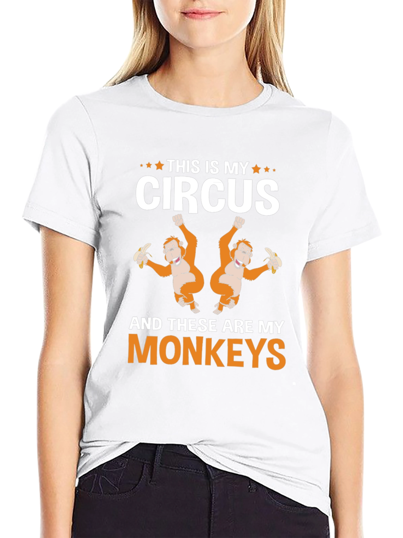 This Is My Circus Monkey Graphic T-Shirt