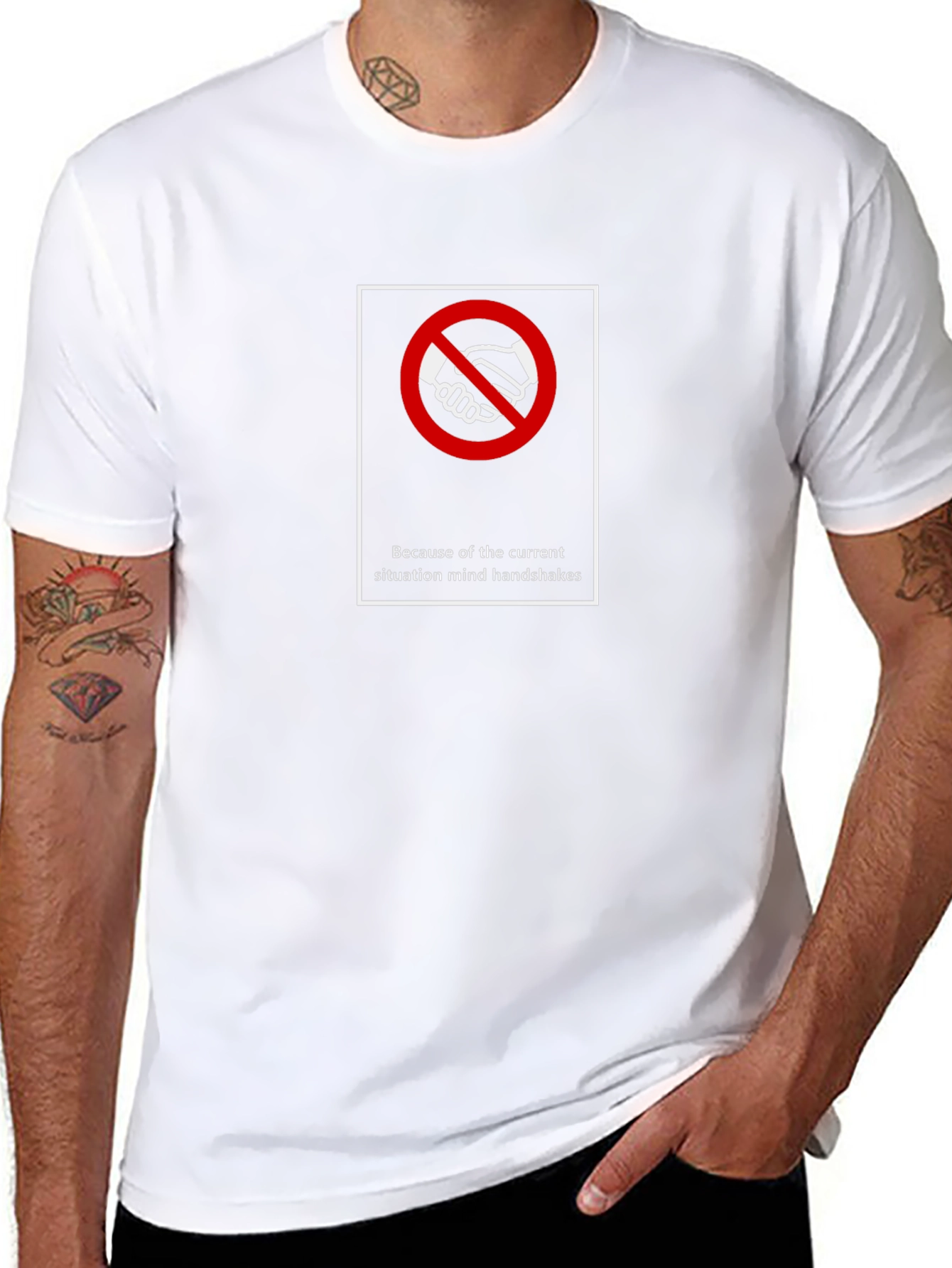 Mind Handshakes T-Shirt - Current Situation