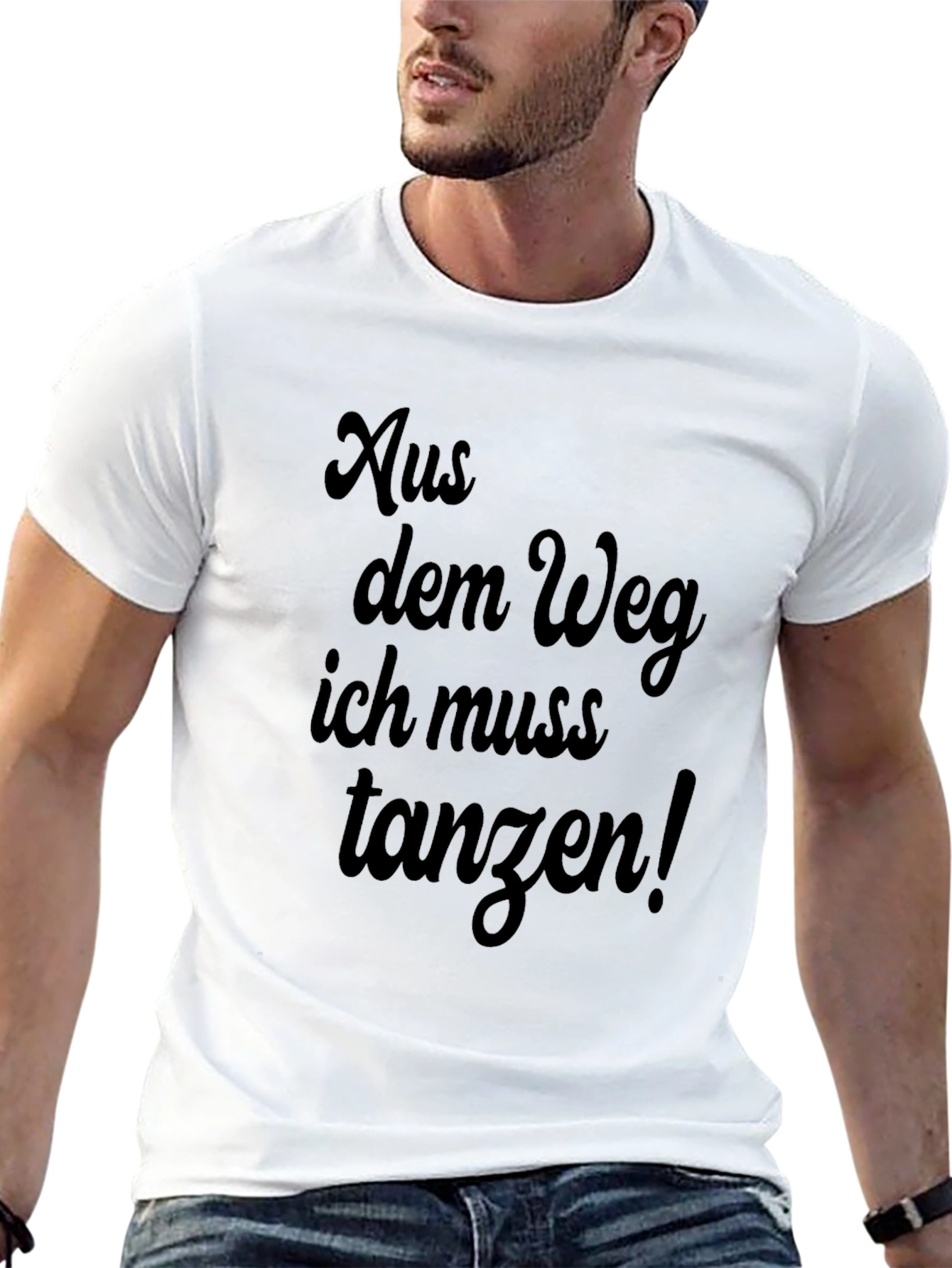 Aus dem Weg T-Shirt - Funny German Dance Tee