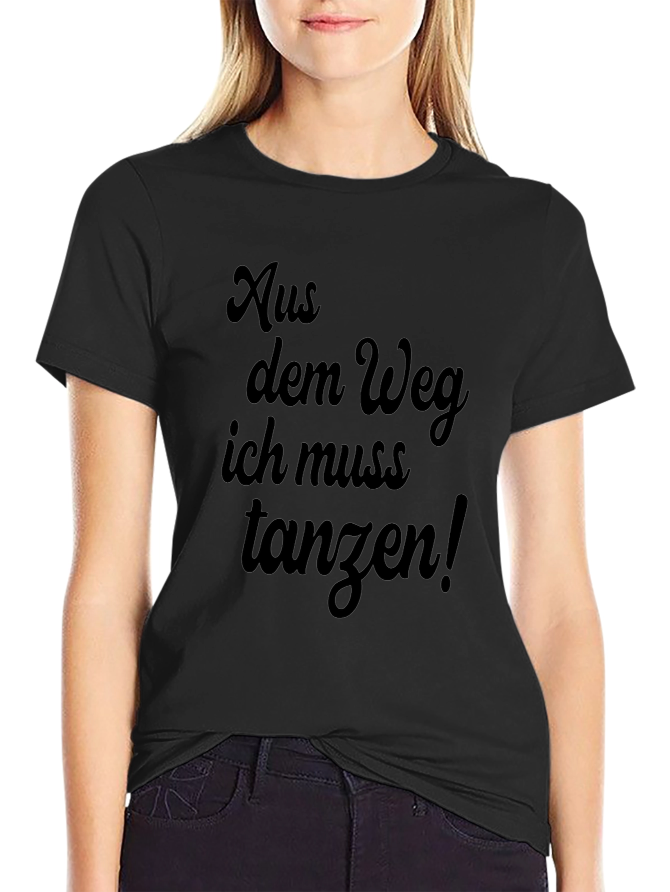 Aus dem Weg T-Shirt - Funny German Dance Tee