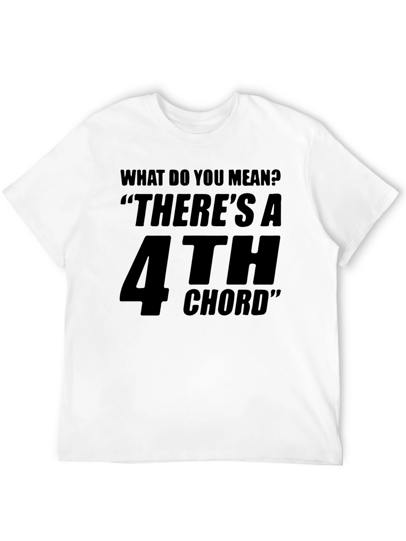 Funny Music T-Shirt - 4th Chord Graphic Tee
