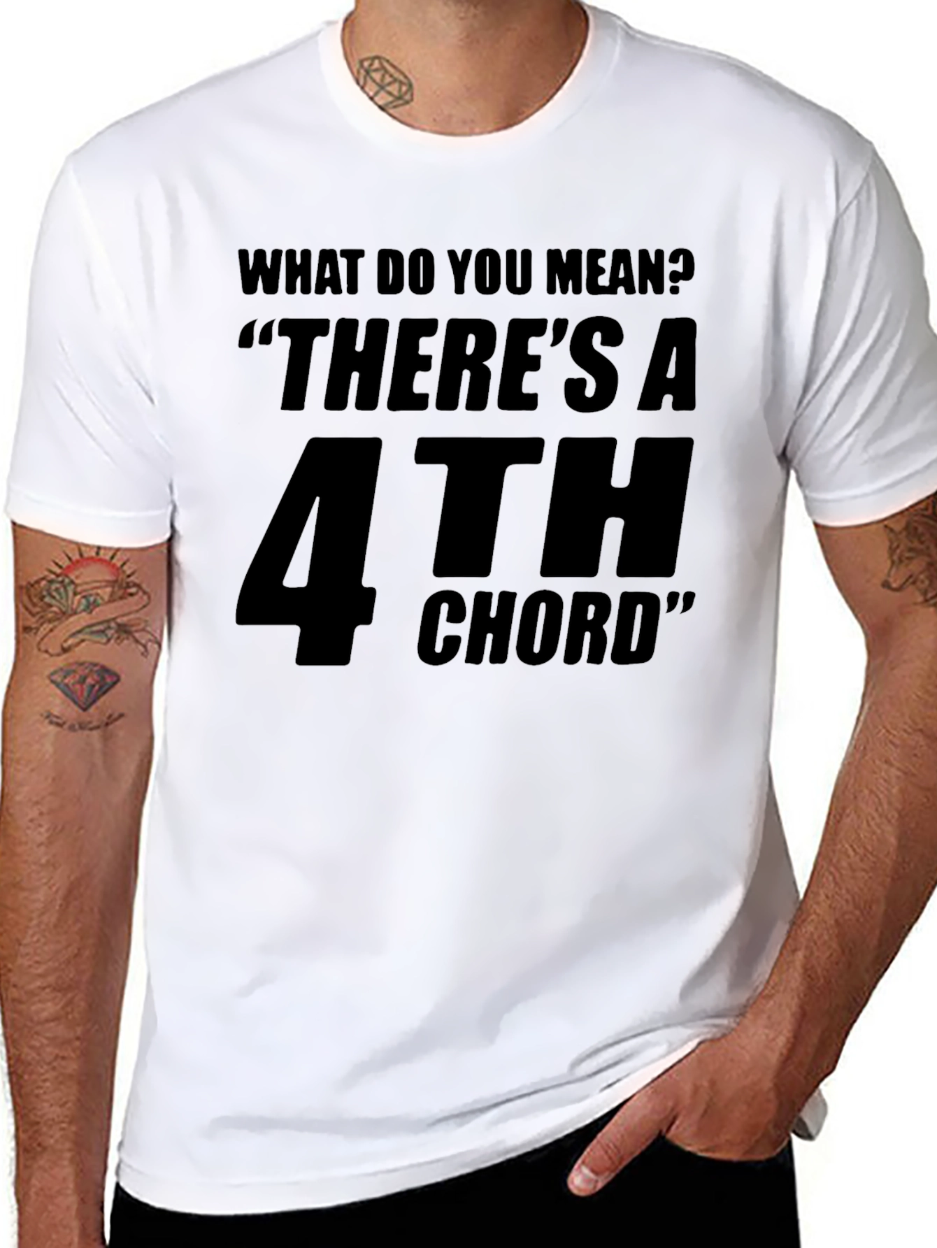 Funny Music T-Shirt - 4th Chord Graphic Tee