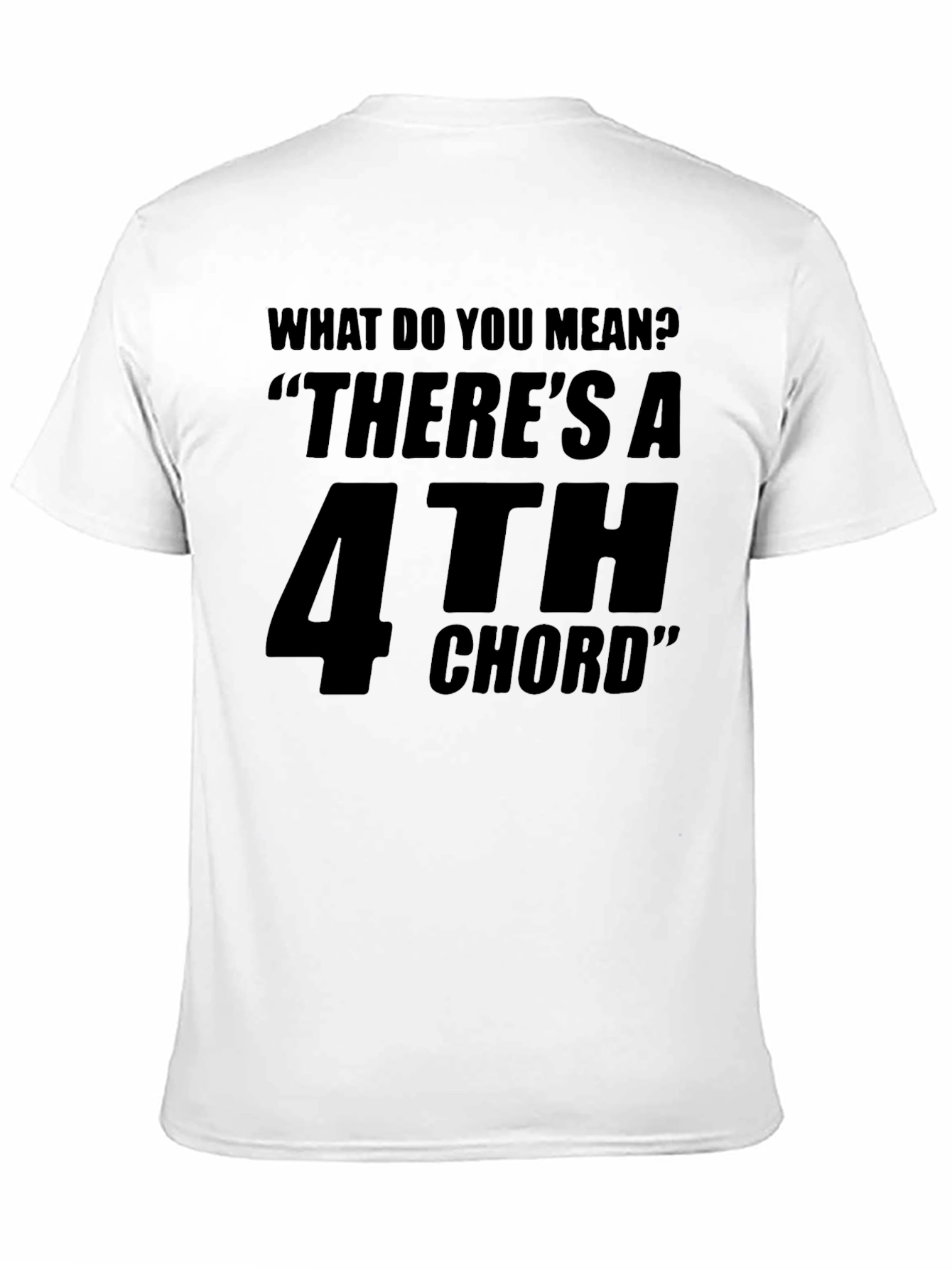 Funny Music T-Shirt - 4th Chord Graphic Tee