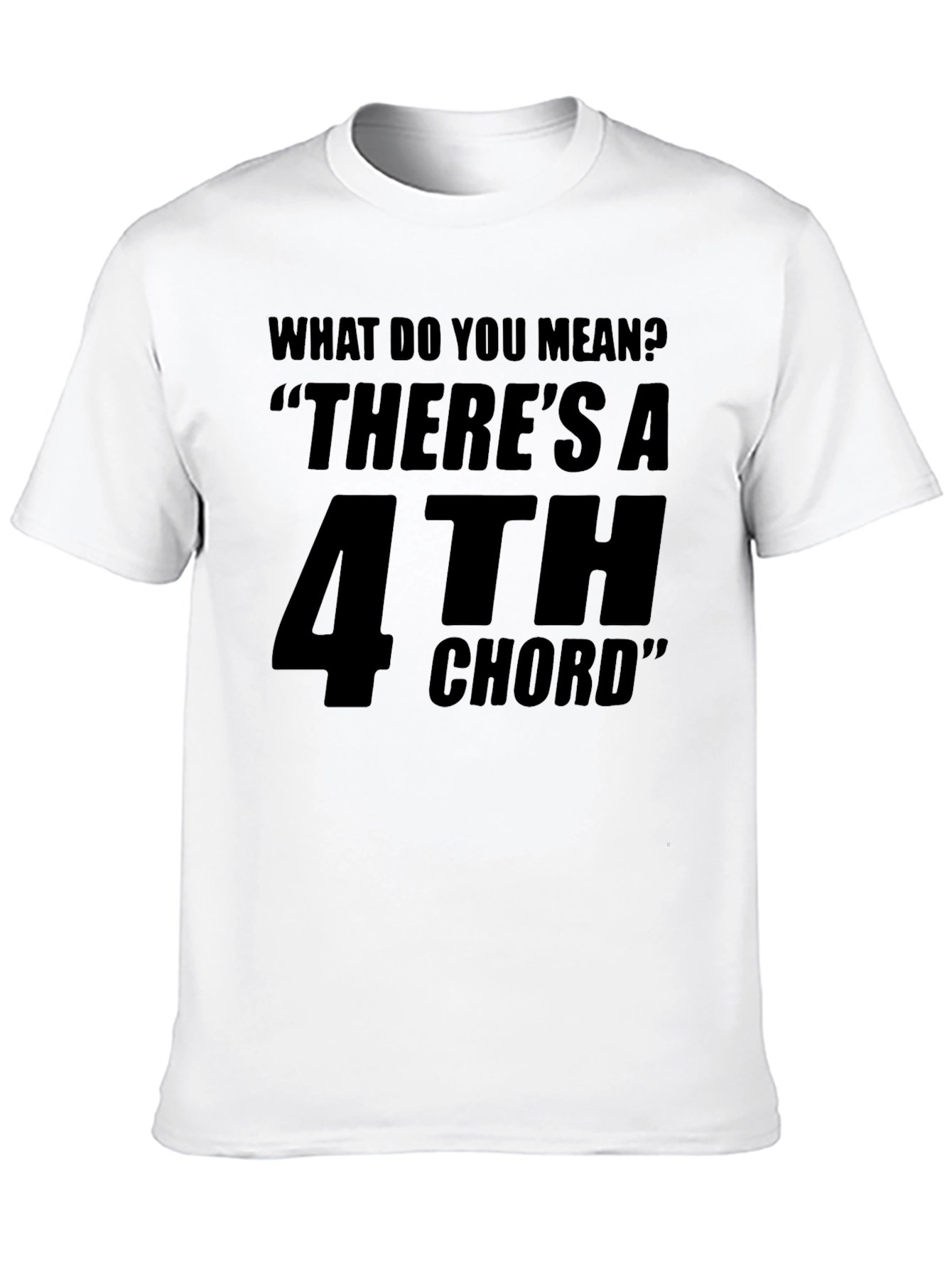 Funny Music T-Shirt - 4th Chord Graphic Tee