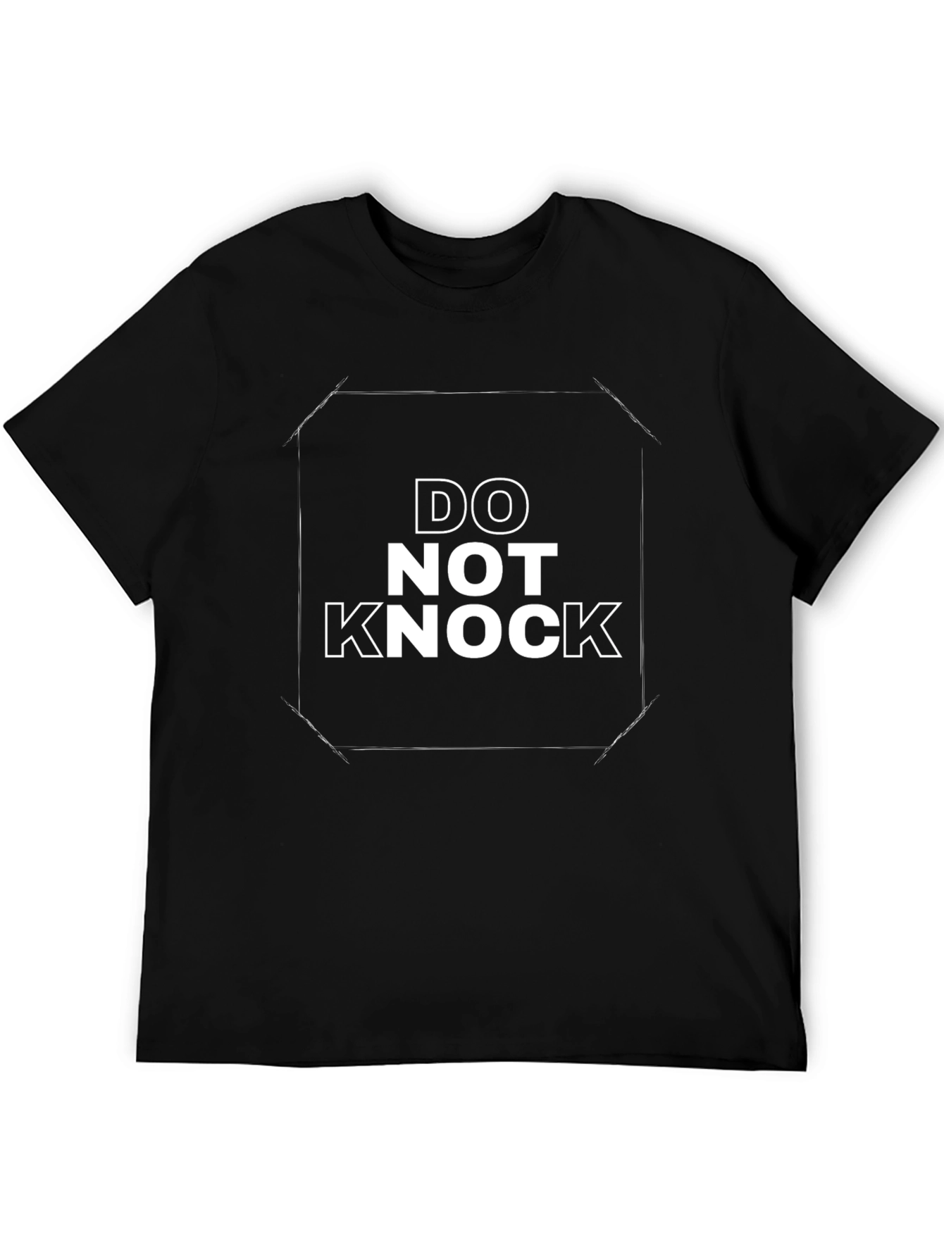Do Not Knock Graphic Tee - Bold Statement Shirt