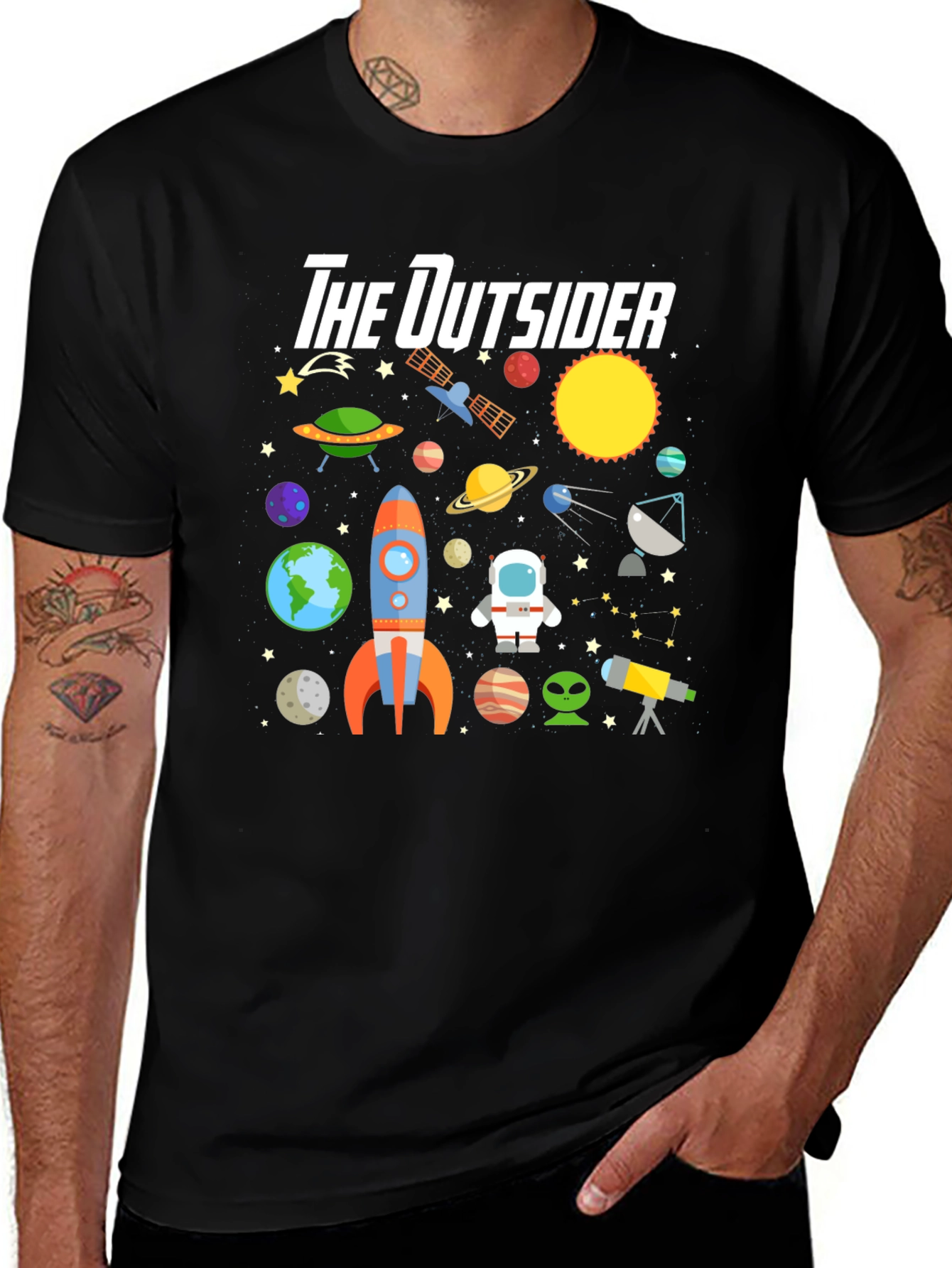 The Outsider Space Graphic T-Shirt