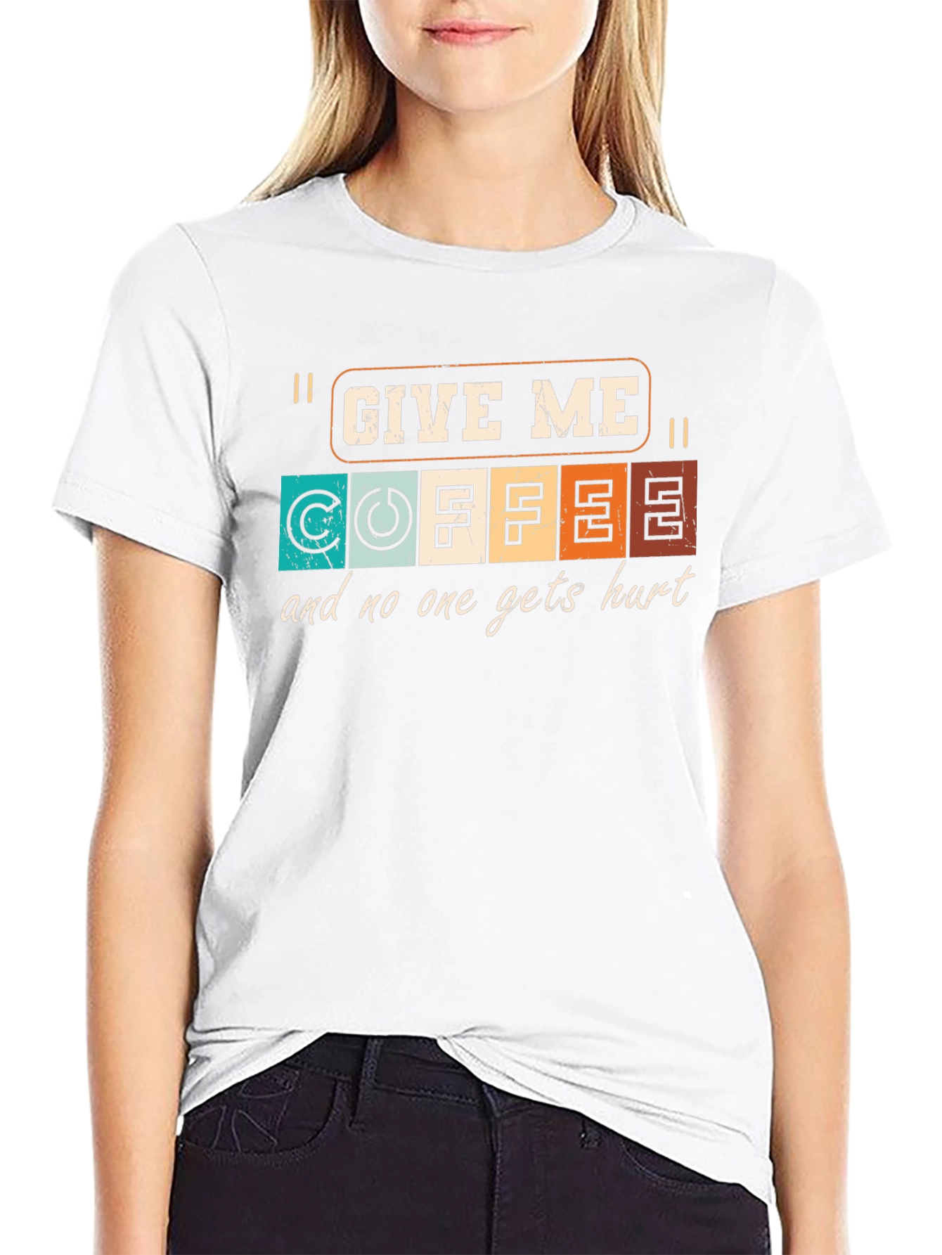 Give Me Coffee T-Shirt - Funny Graphic Tee