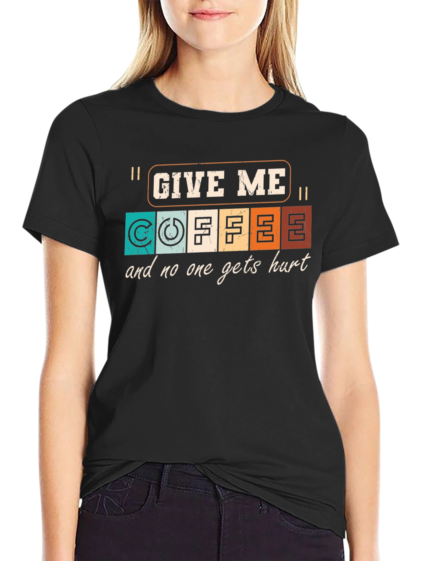 Give Me Coffee T-Shirt - Funny Graphic Tee