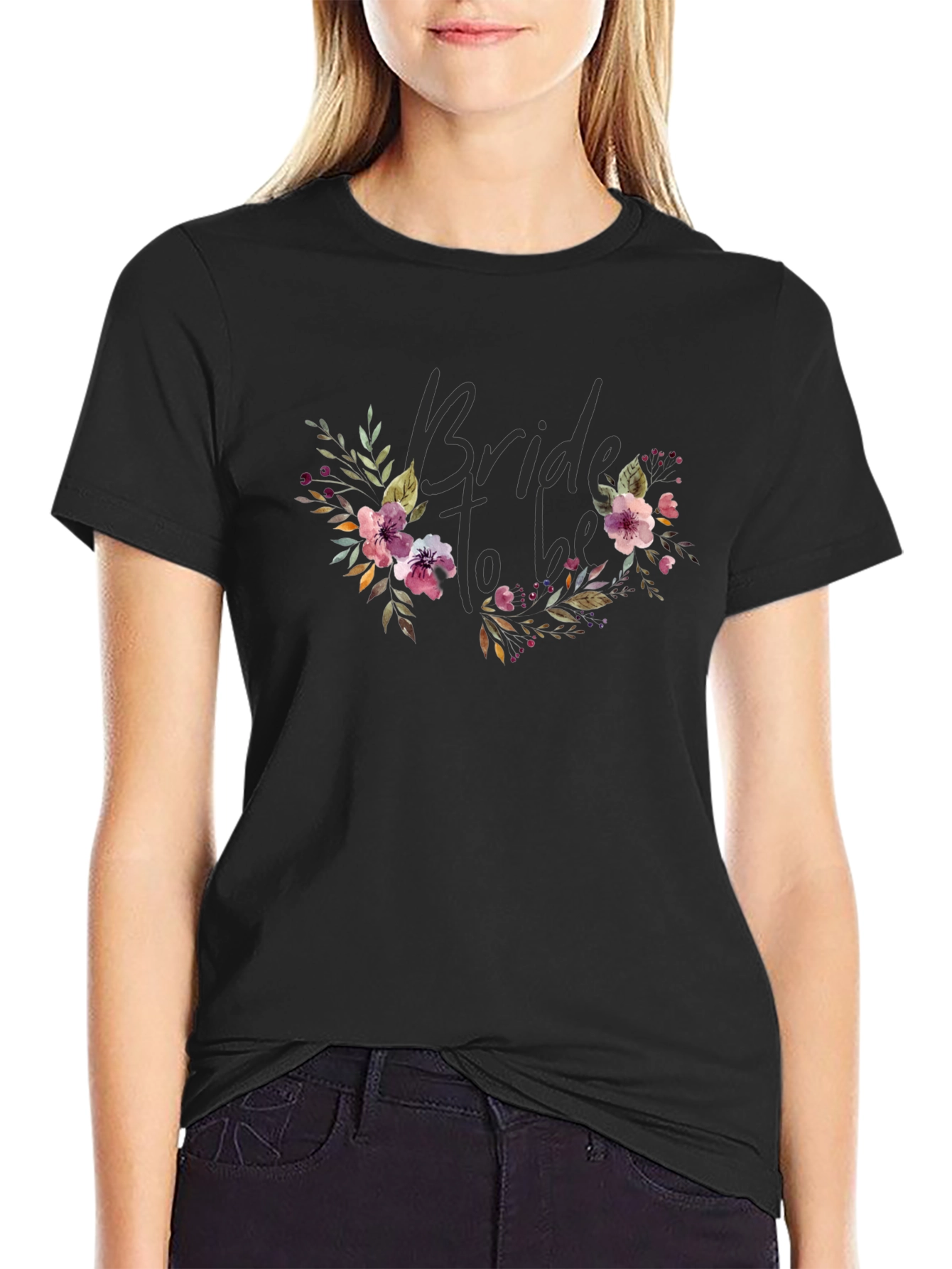 Bride To Be Floral T-Shirt