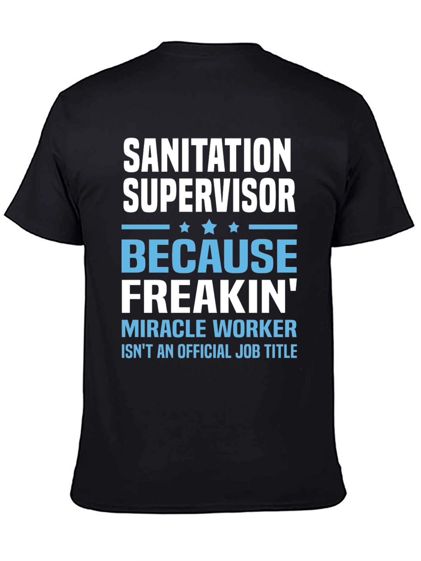 Sanitation Supervisor Novelty T-Shirt