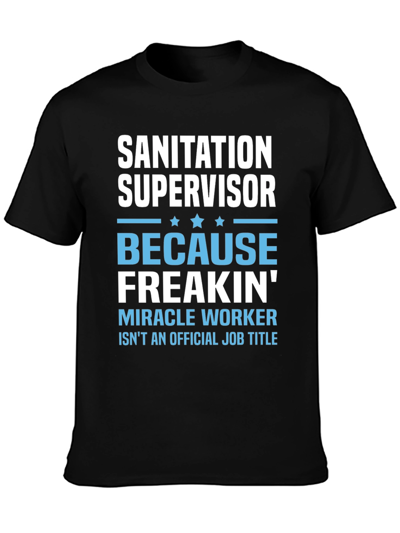 Sanitation Supervisor Novelty T-Shirt