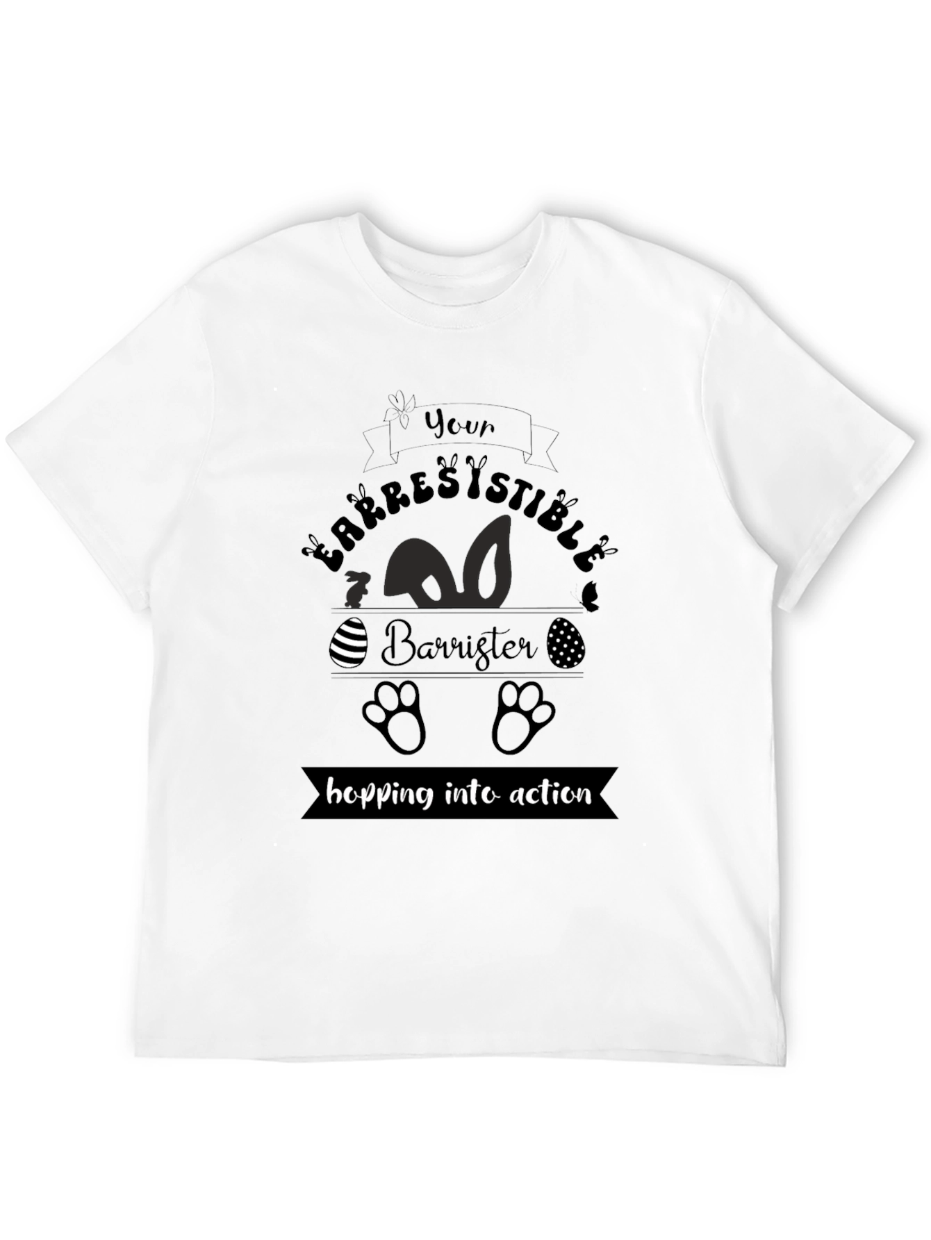 Irresistible Barrister Easter Bunny T-Shirt