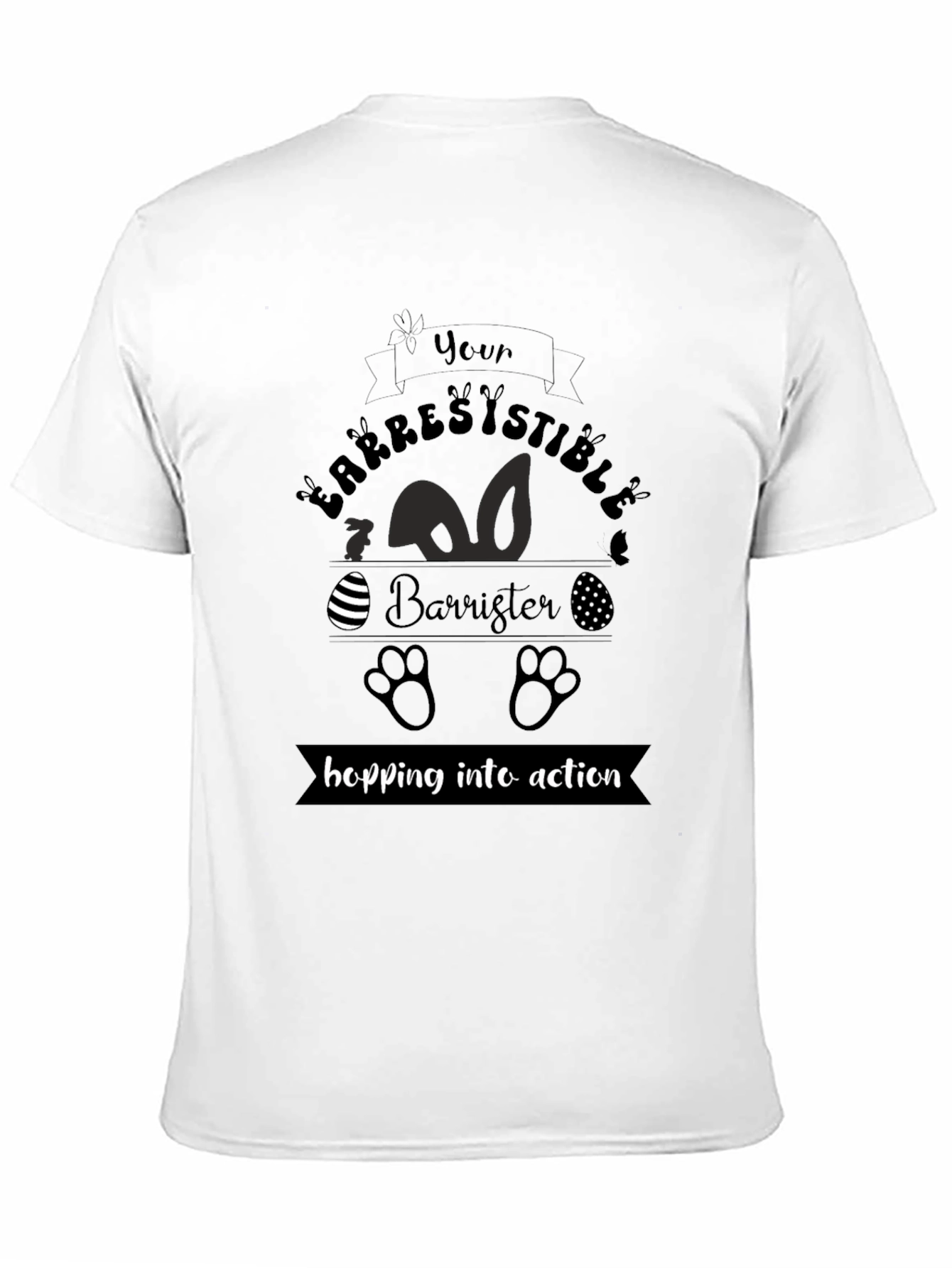 Irresistible Barrister Easter Bunny T-Shirt