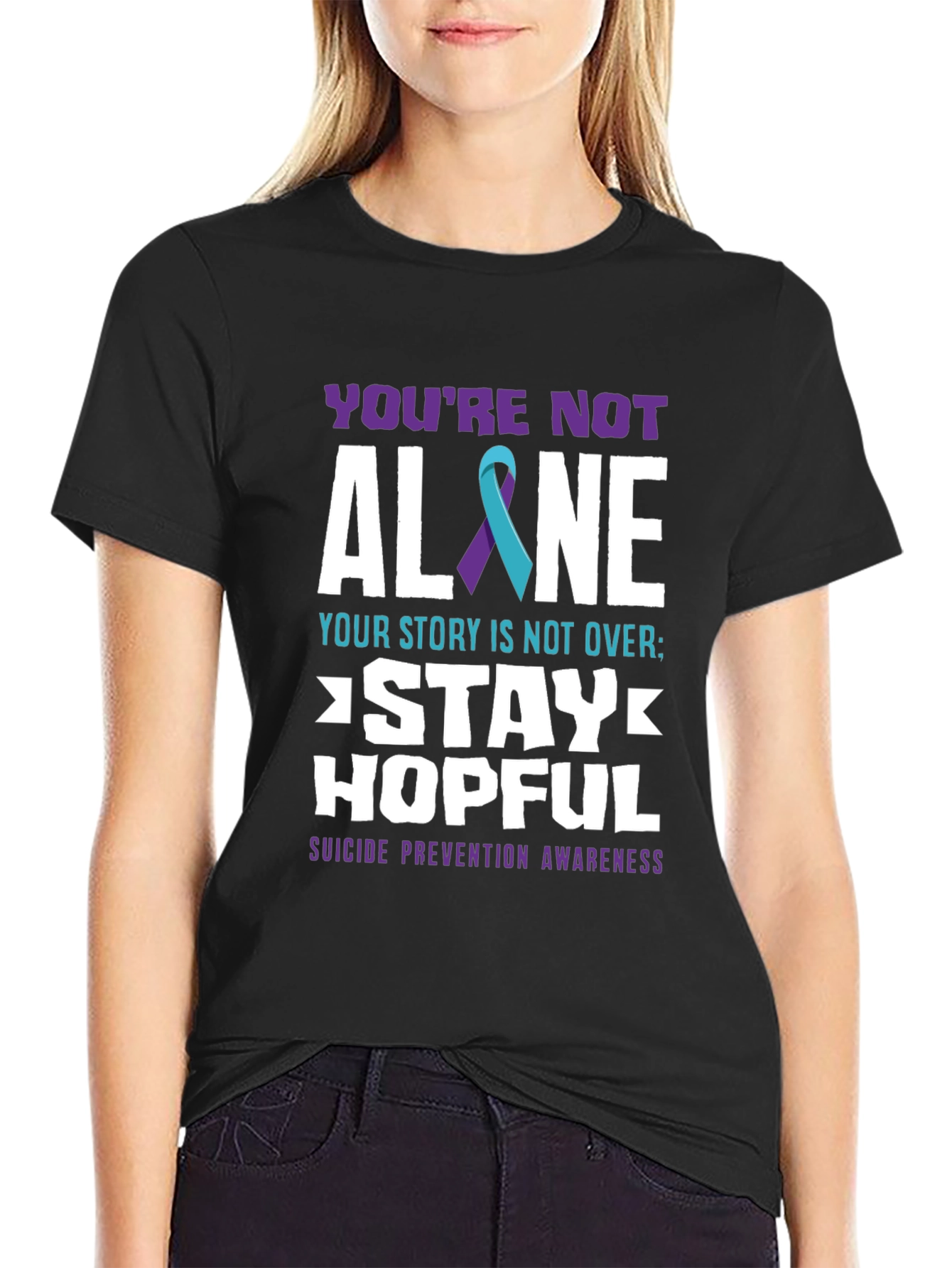 Stay Hopeful Suicide Awareness T-Shirt