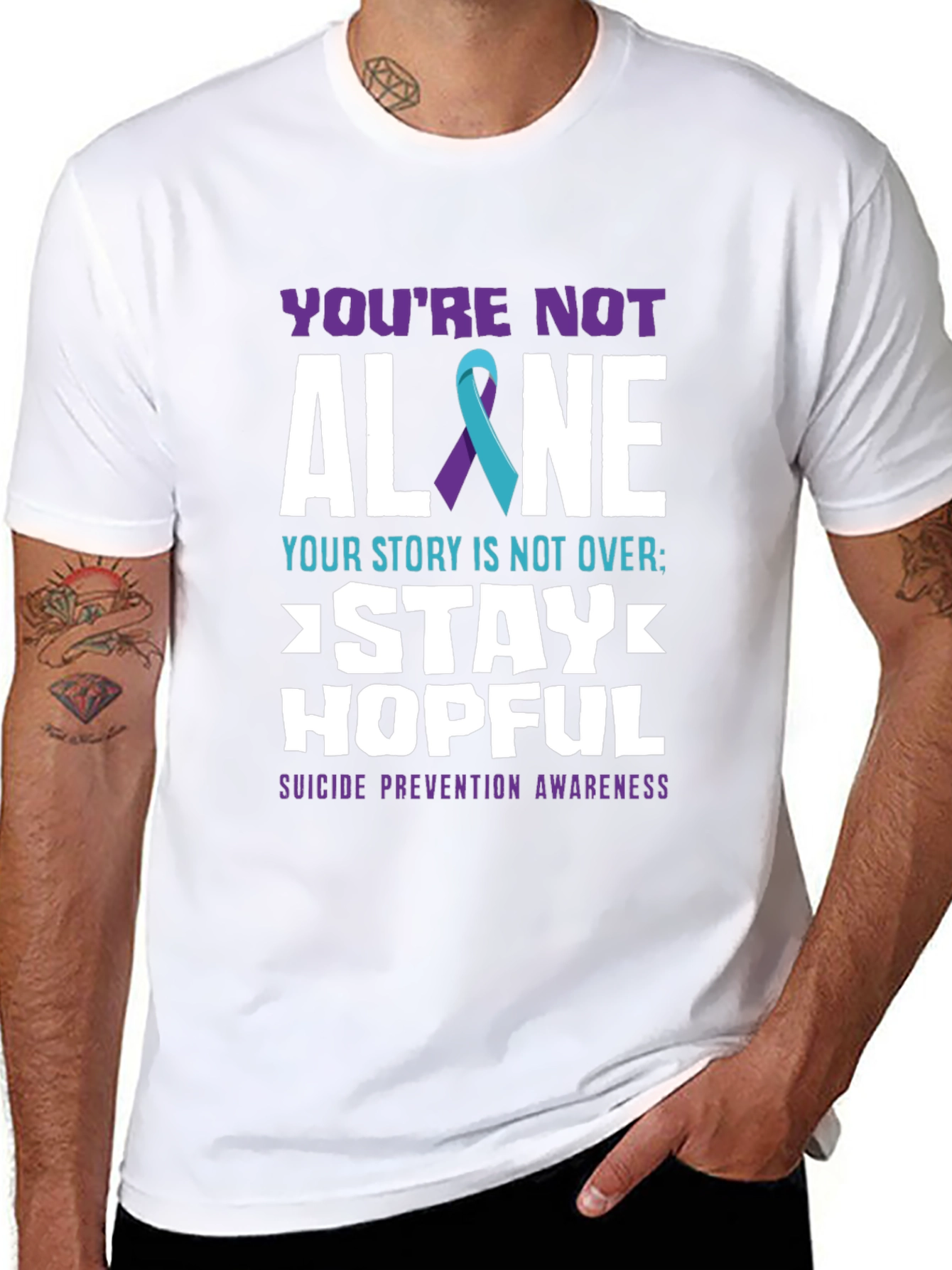 Stay Hopeful Suicide Awareness T-Shirt