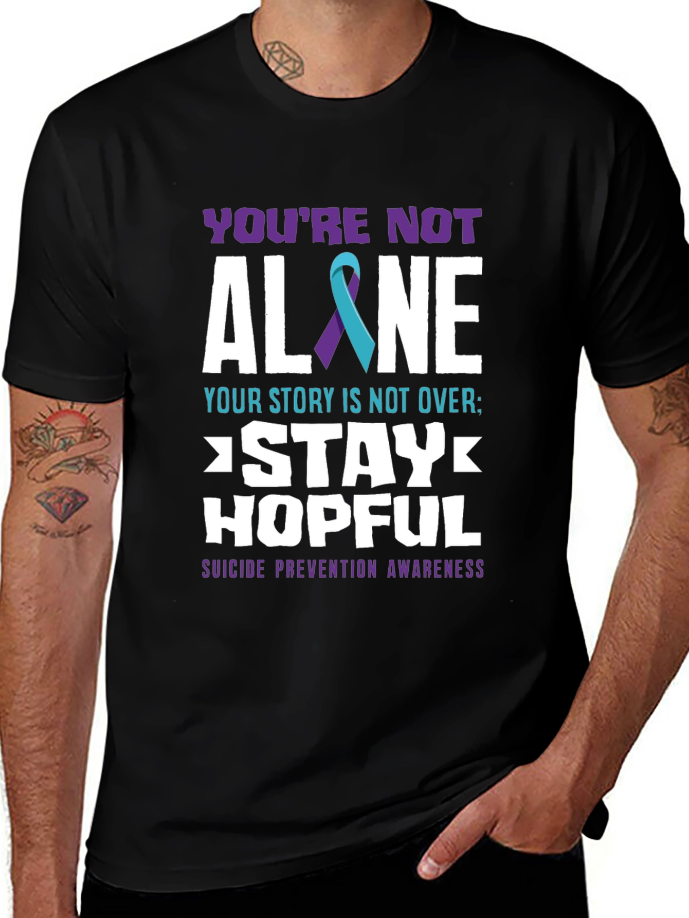 Stay Hopeful Suicide Awareness T-Shirt