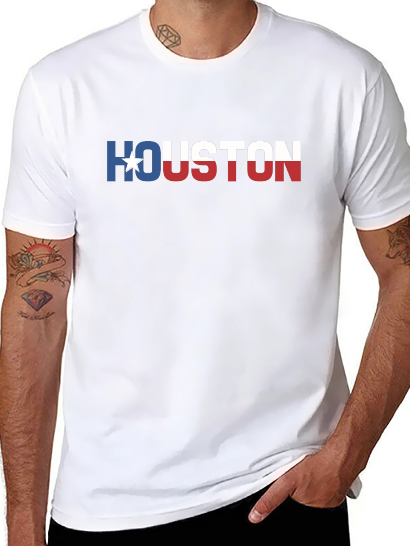 Houston Texas Flag T-Shirt - City Pride Tee