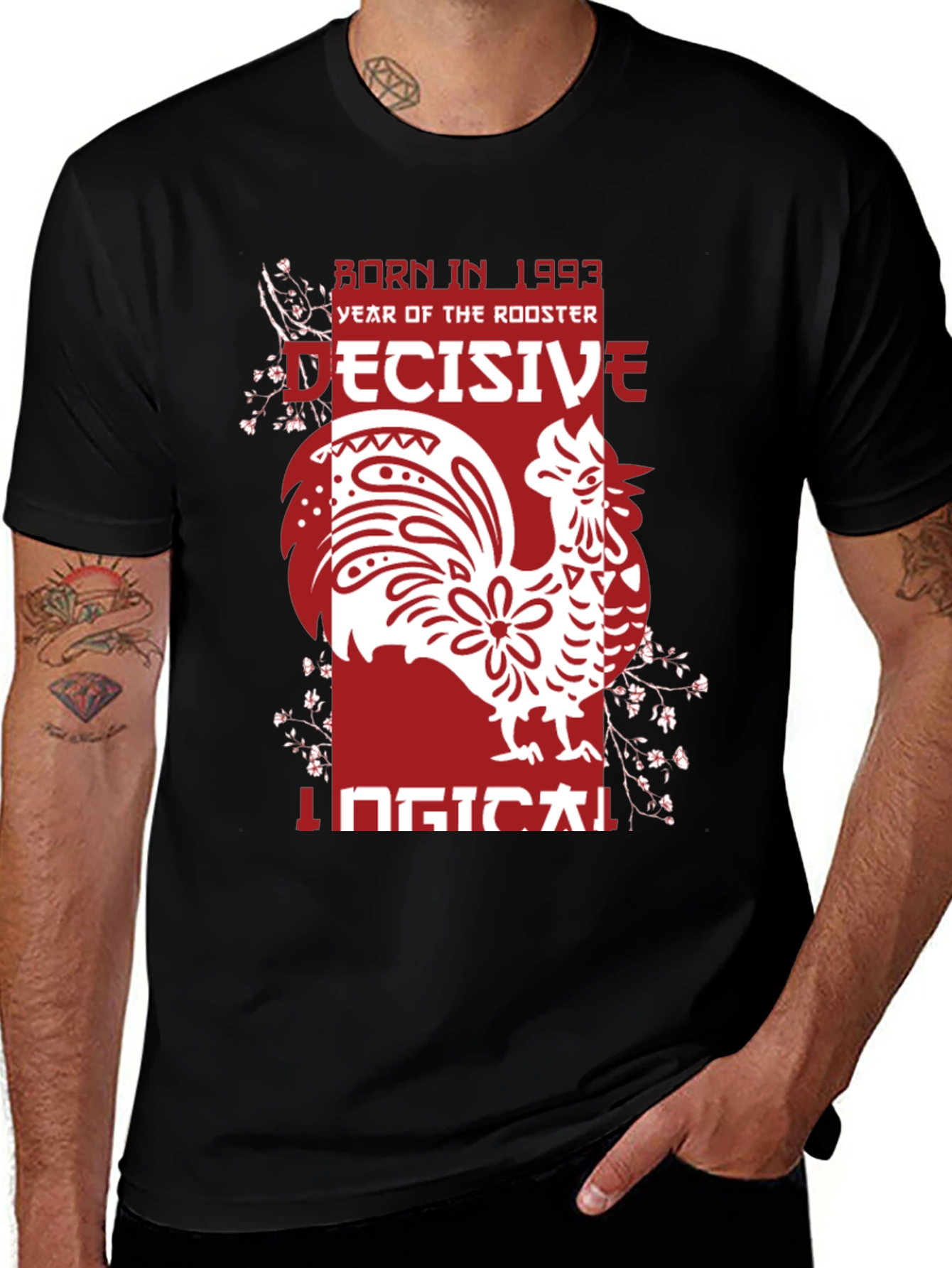 Year of the Rooster 1993 Graphic T-Shirt