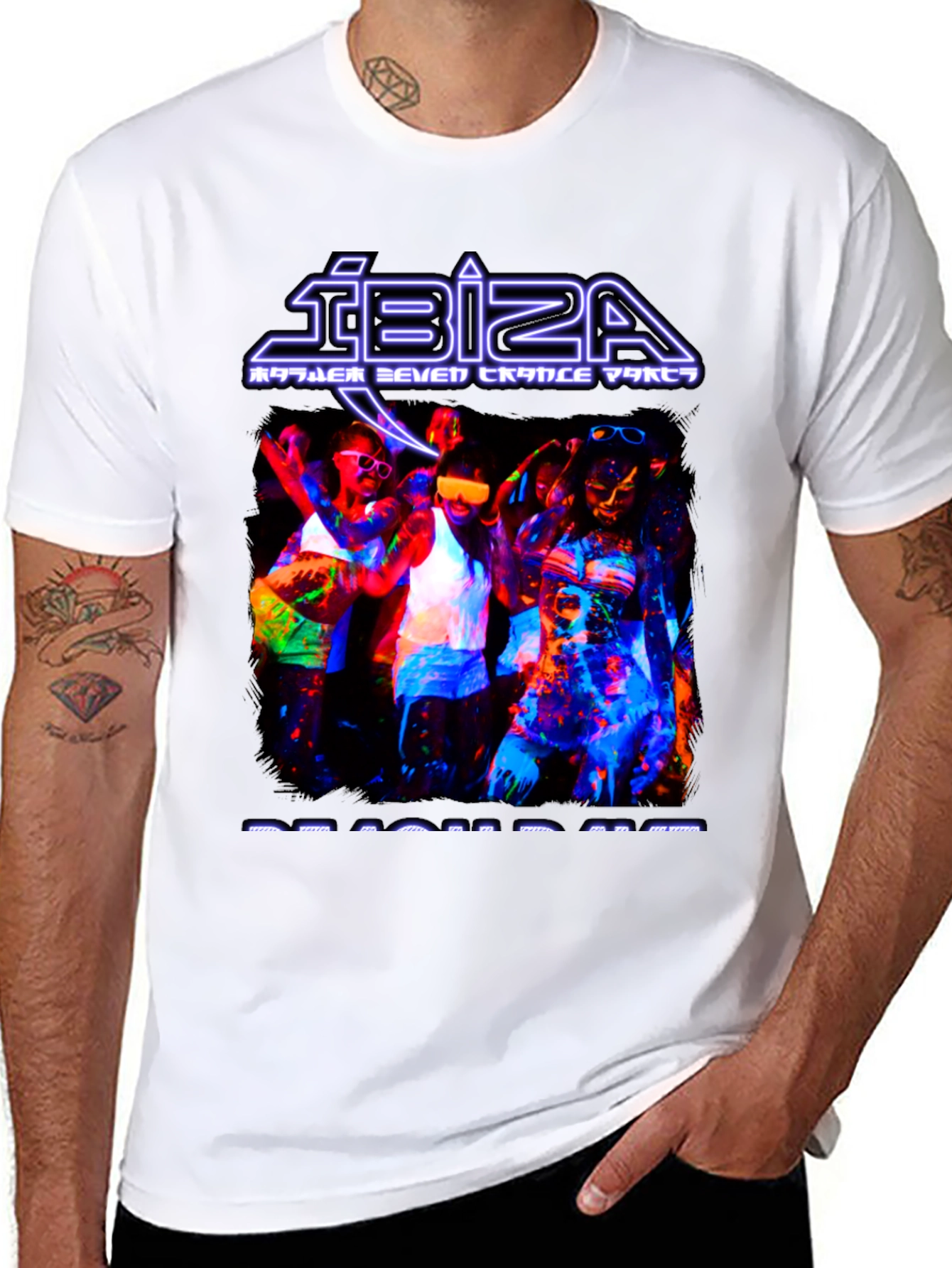 Ibiza Beach Rave Graphic T-Shirt