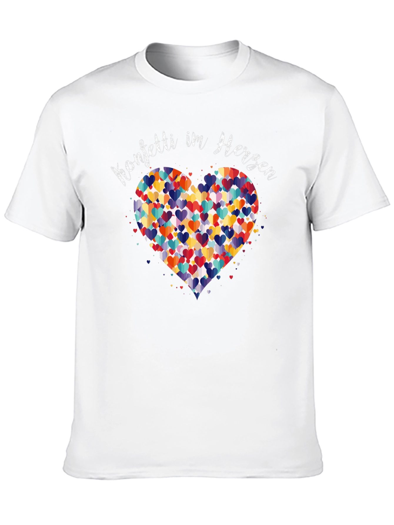 Konfetti Im Herzen Black Graphic T-Shirt