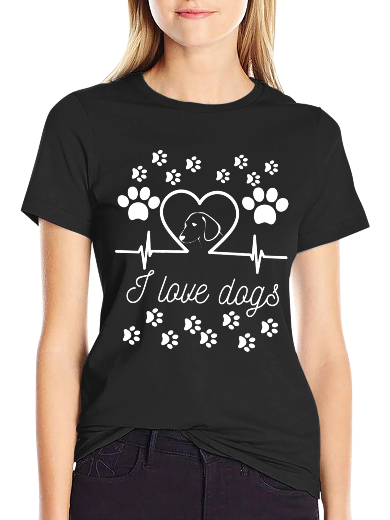 I Love Dogs Graphic Tee
