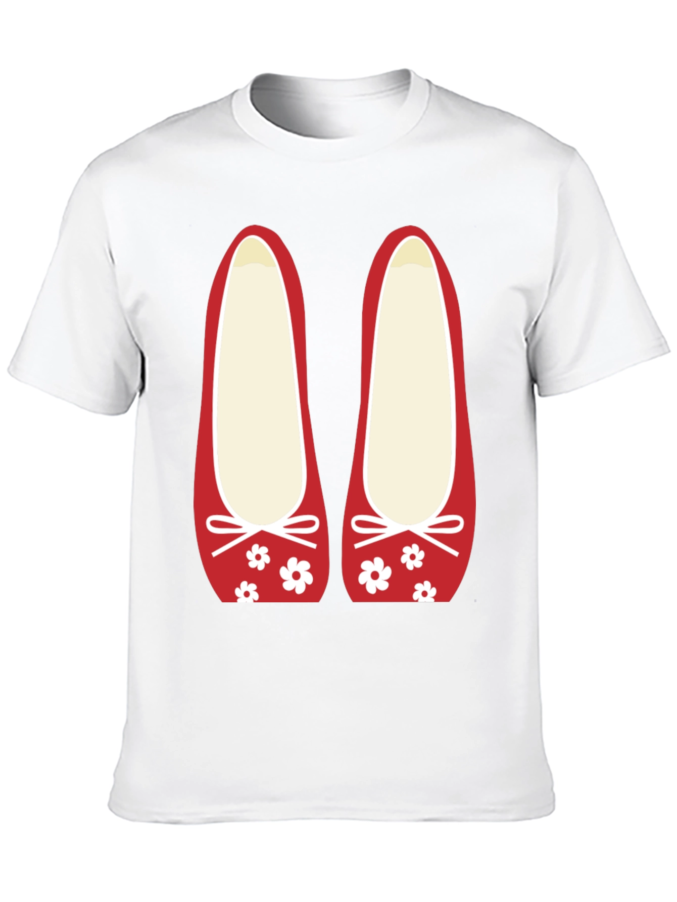 Ballet Flat Graphic Tee - Cute Casual Top